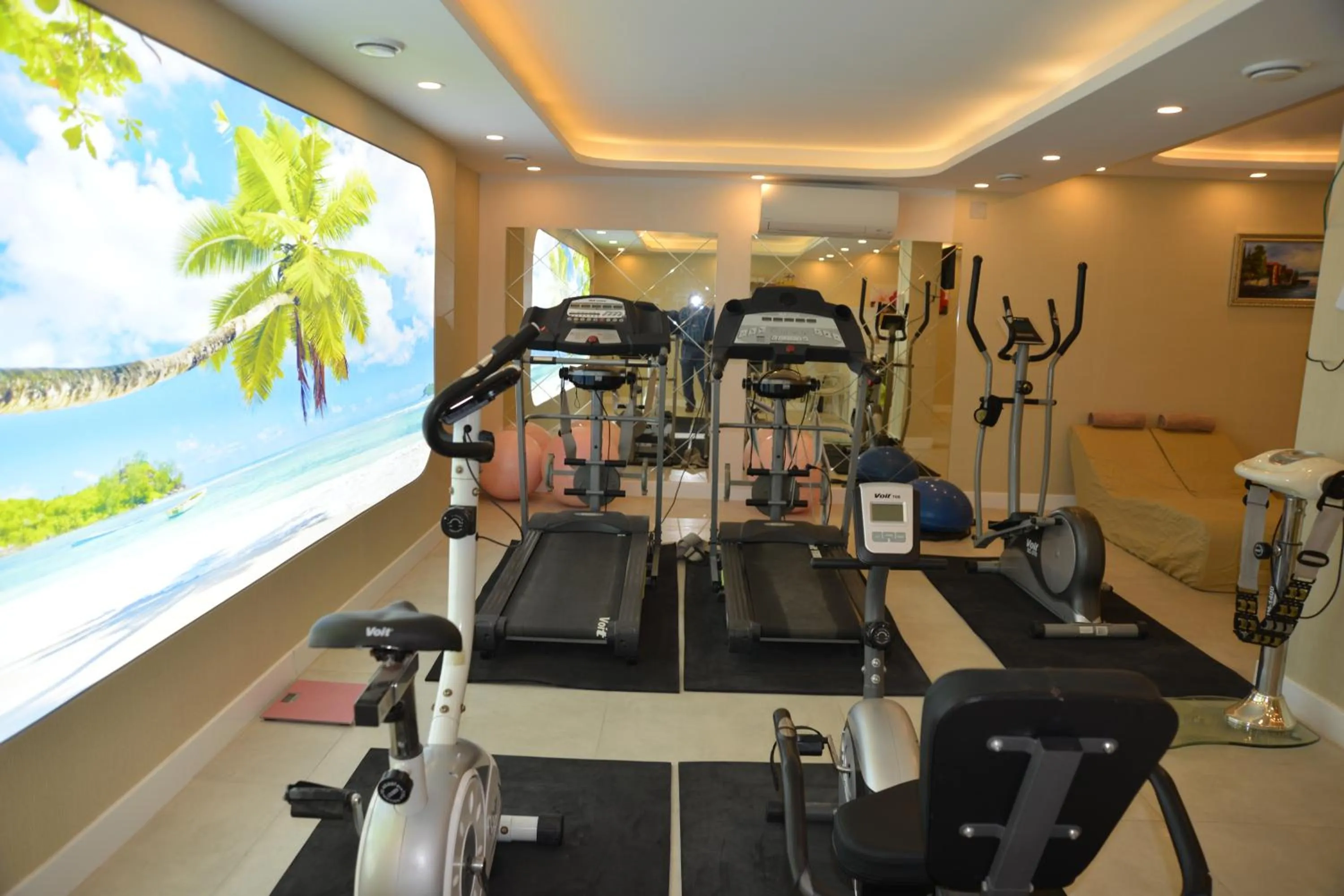 Fitness centre/facilities in Marpessa Blue Beach Resort & SPA Hotel
