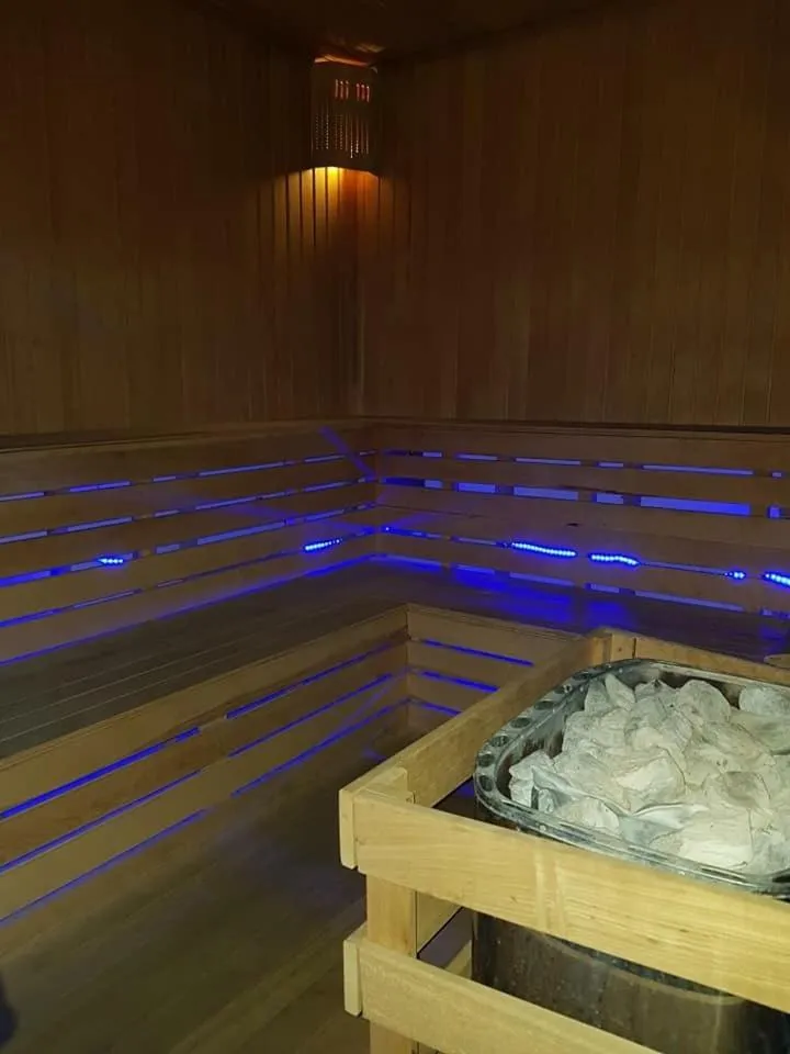 Sauna in Marpessa Blue Beach Resort & SPA Hotel