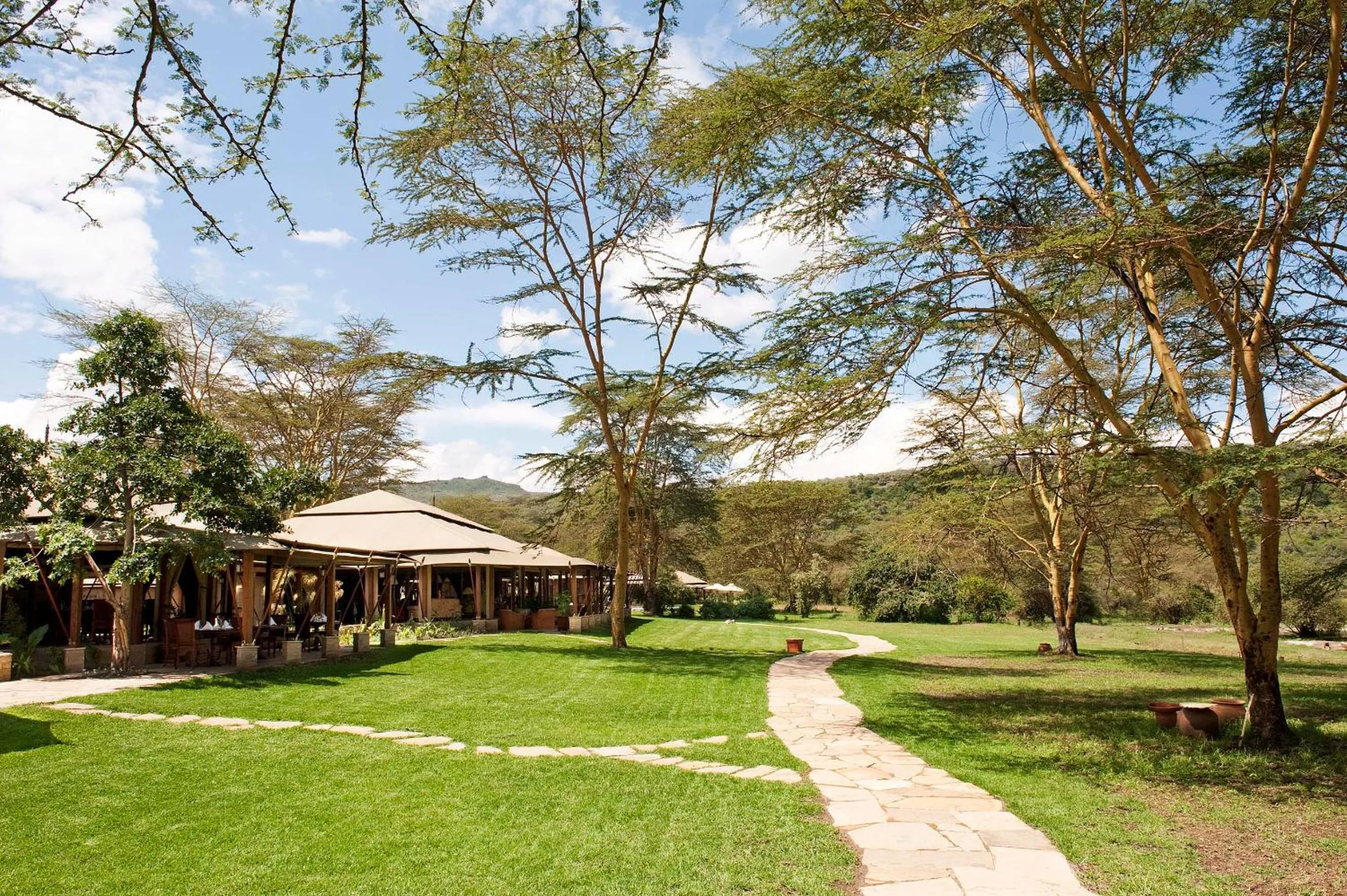 Garden in Lake Elmenteita Serena Camp