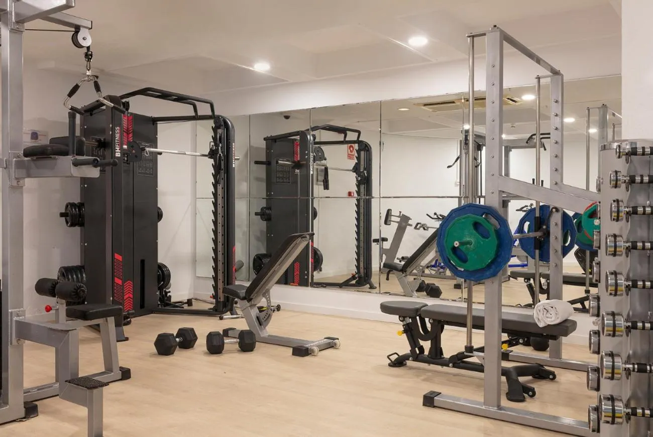 Fitness centre/facilities in Hotel Cala Font
