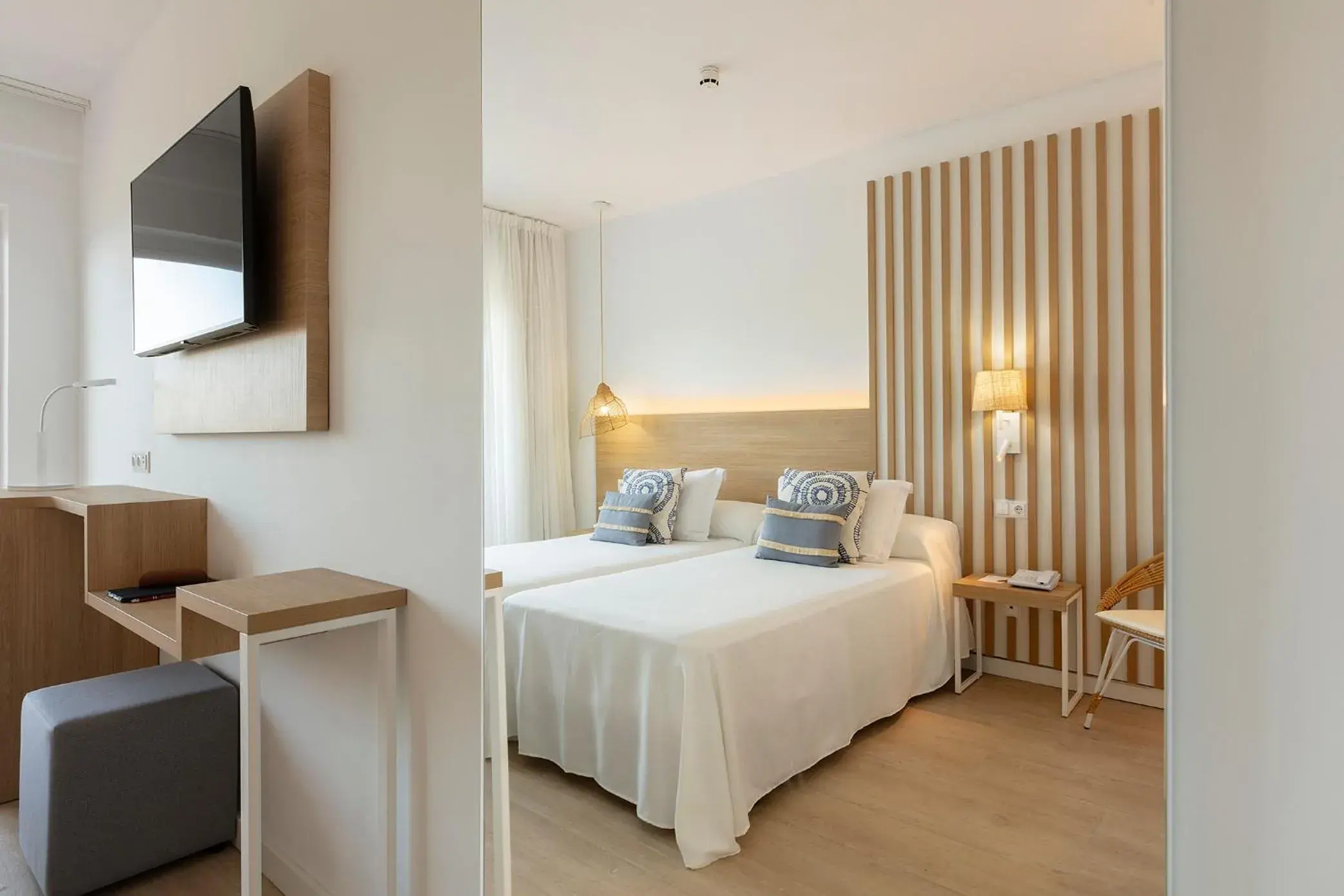 Bed in Hotel Cala Font Bed in Hotel Cala Font