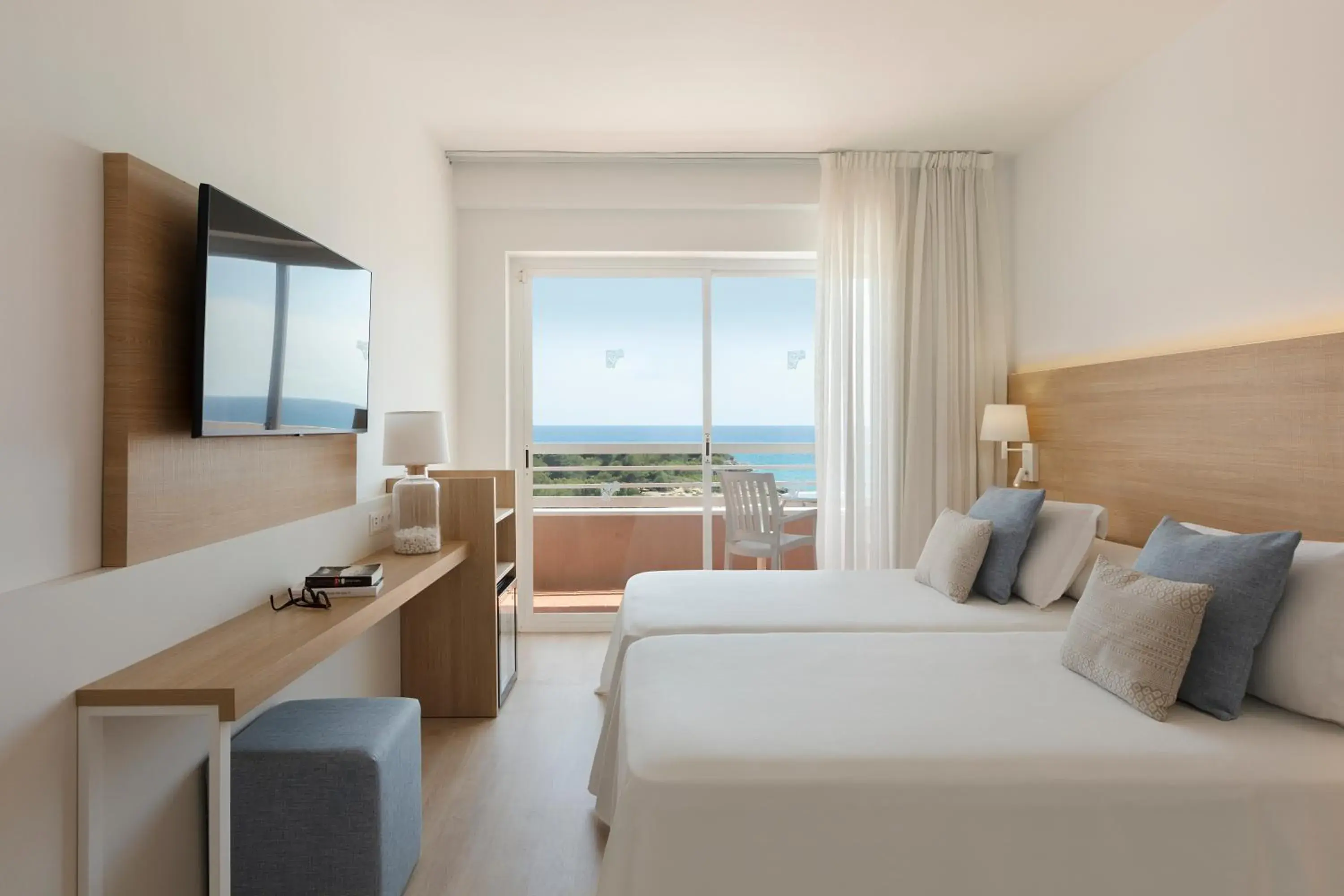 Bed in Hotel Cala Font Bed in Hotel Cala Font