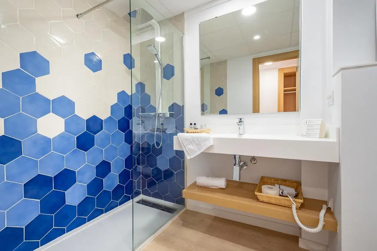 Bathroom in Hotel Cala Font Bathroom in Hotel Cala Font