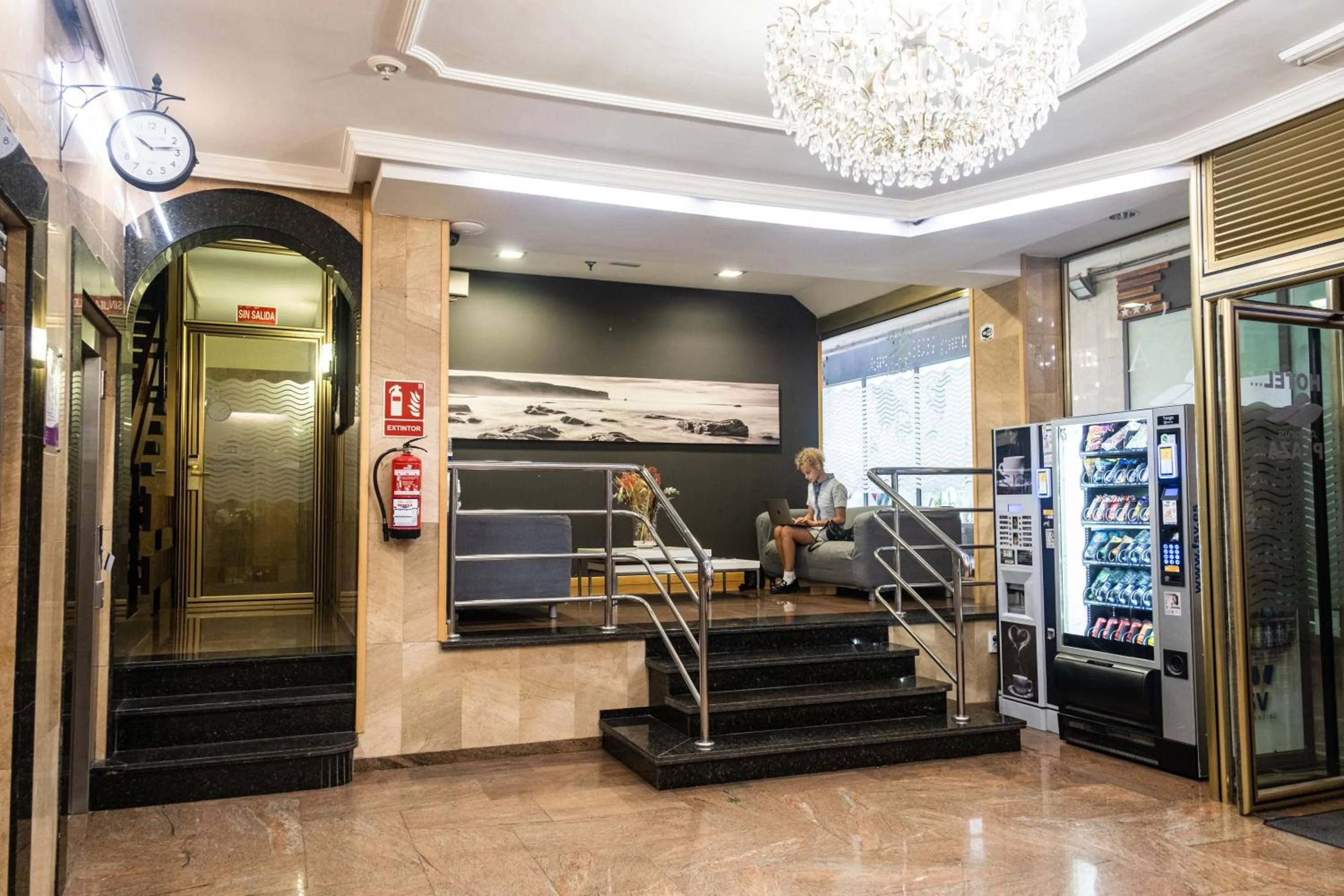 Lobby or reception in Hotel Adonis Plaza