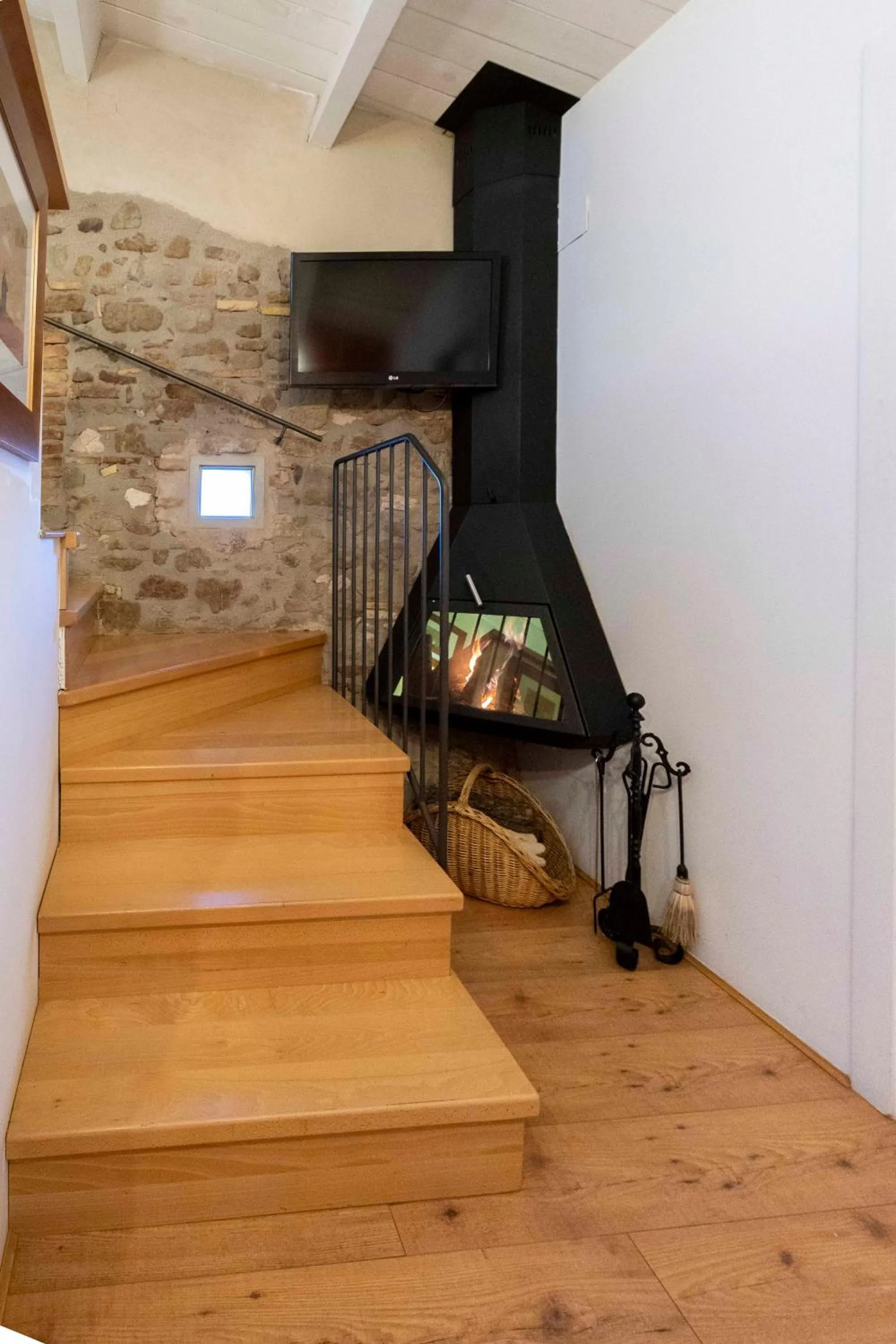 fireplace in Hotel La Freixera