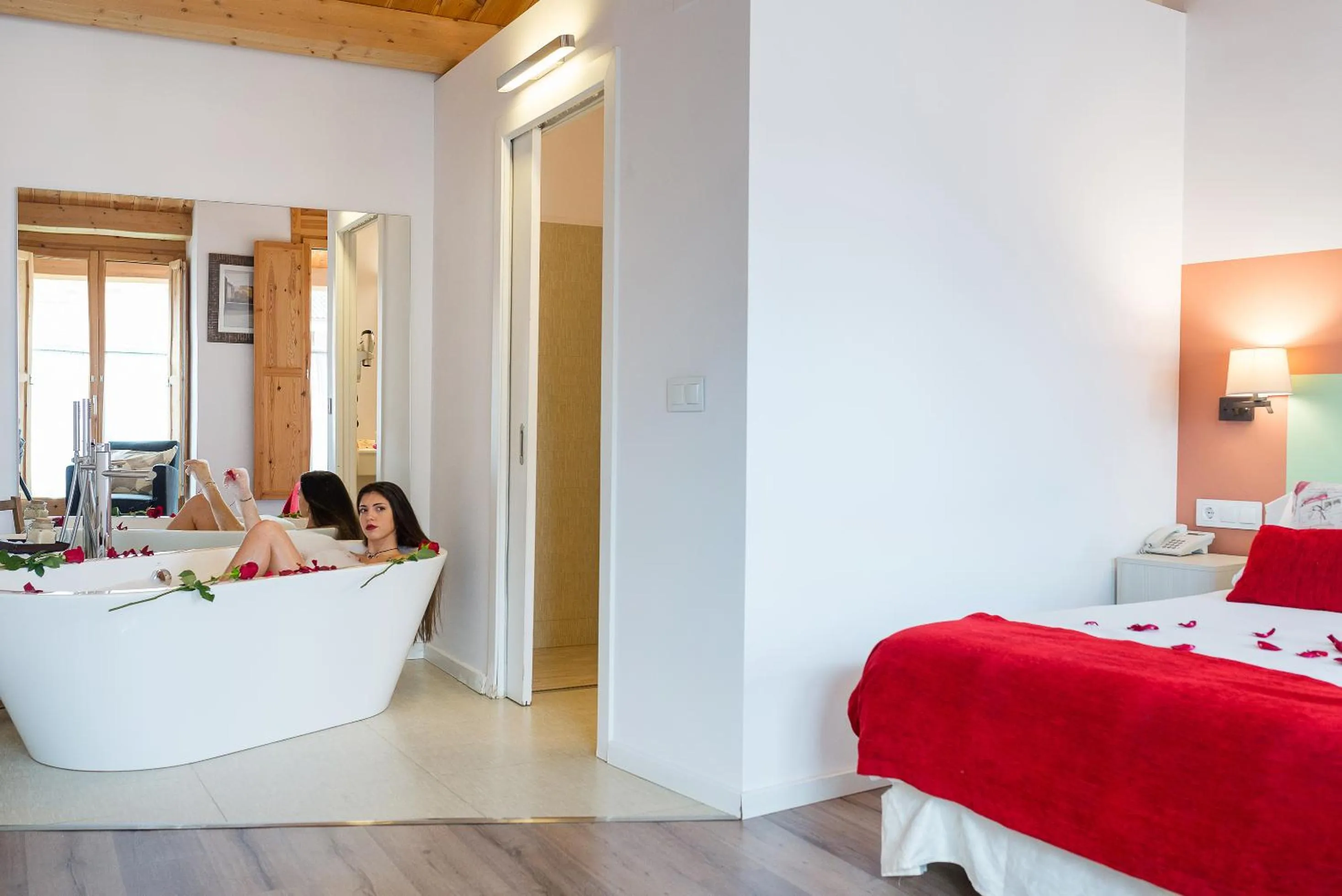 Bed in Hotel La Freixera