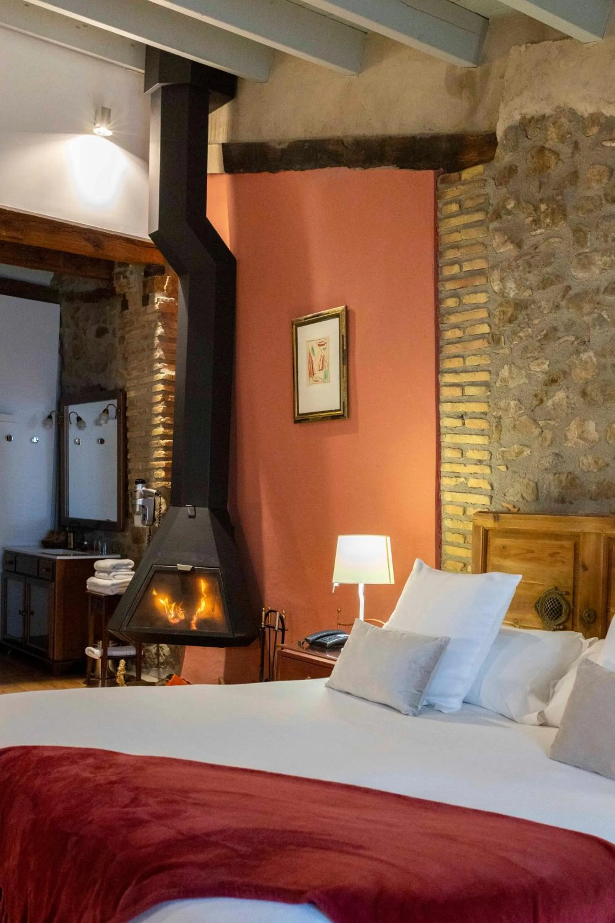 Bed in Hotel La Freixera