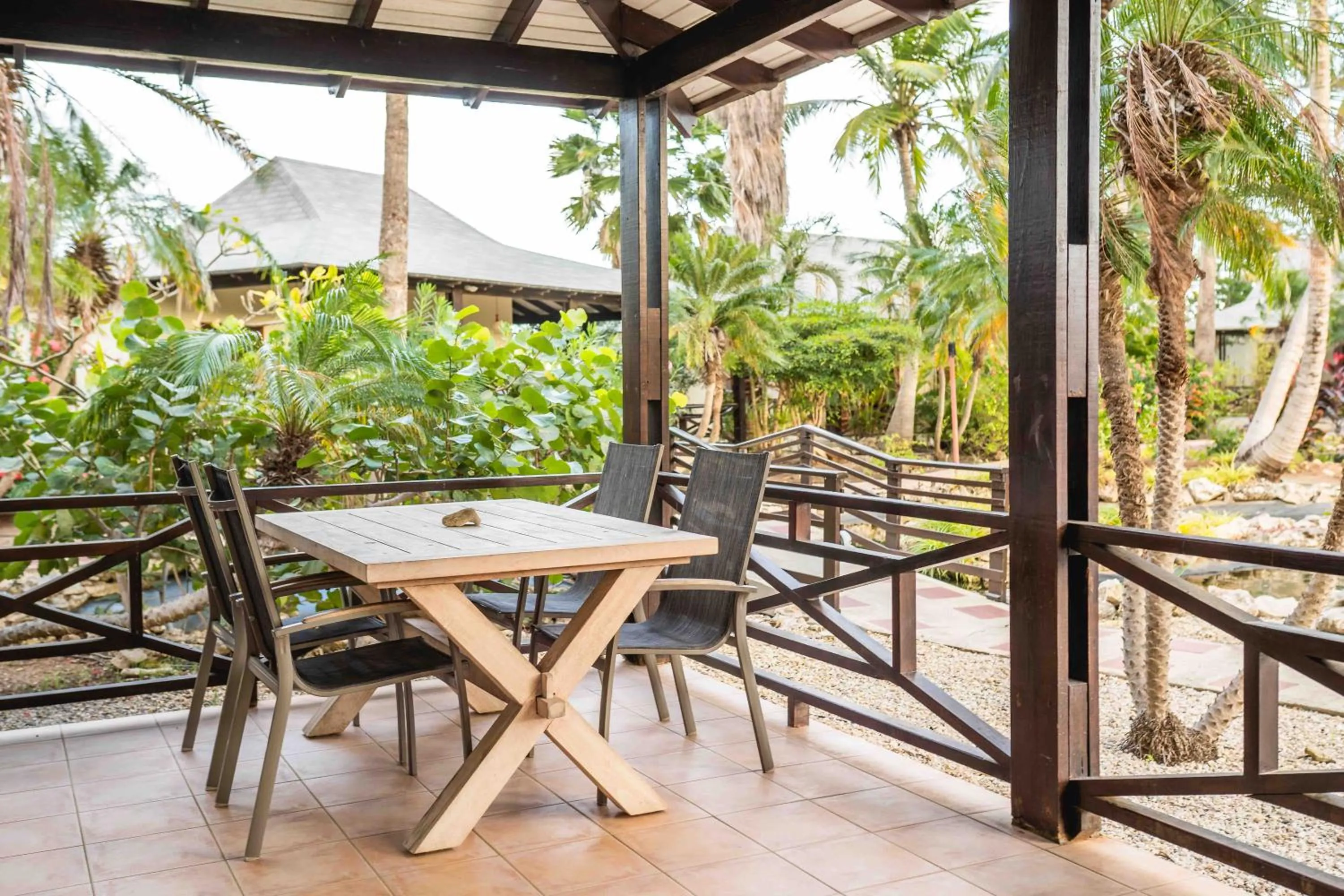 Patio in Captain Don's Habitat