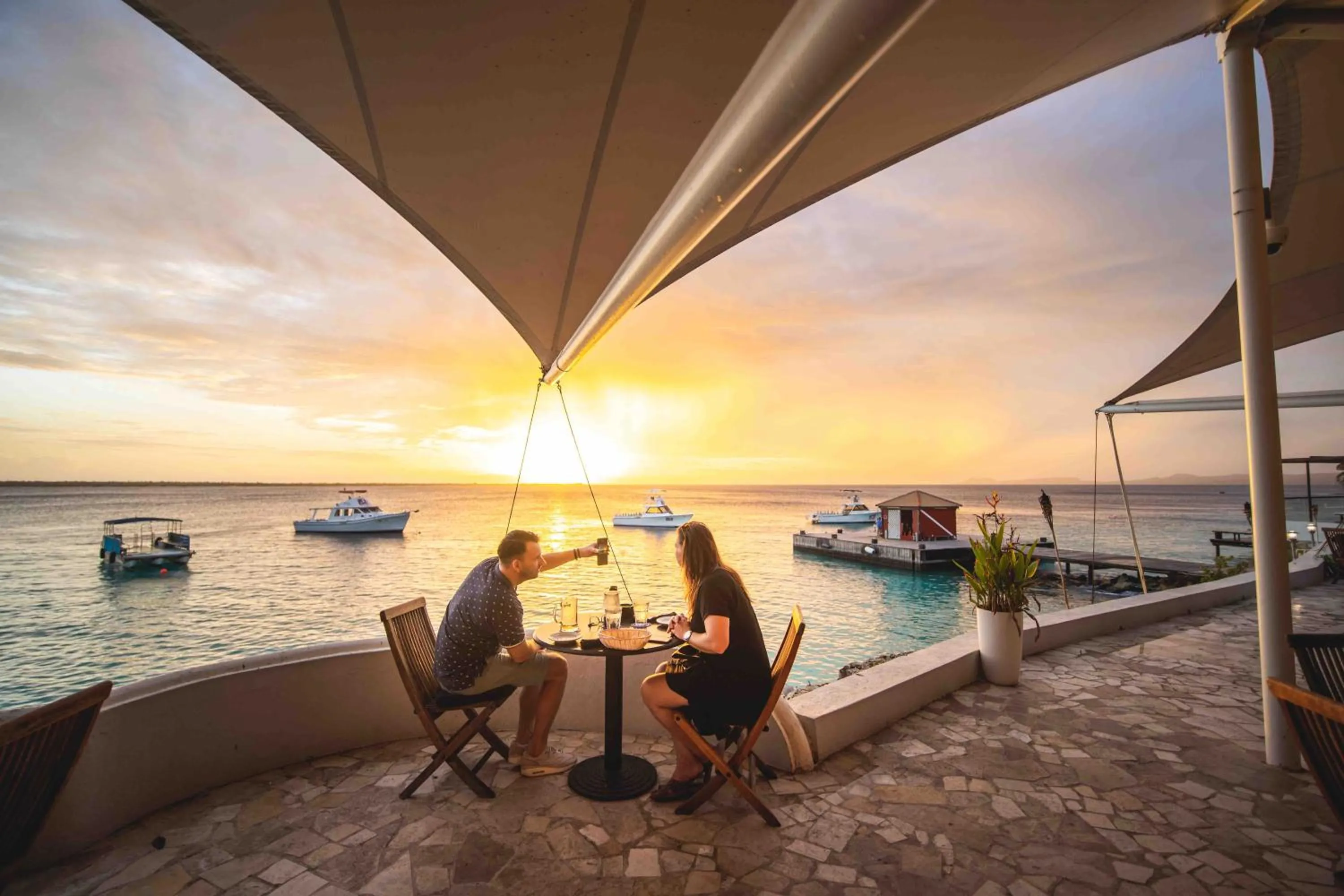 People in Captain Don's Habitat