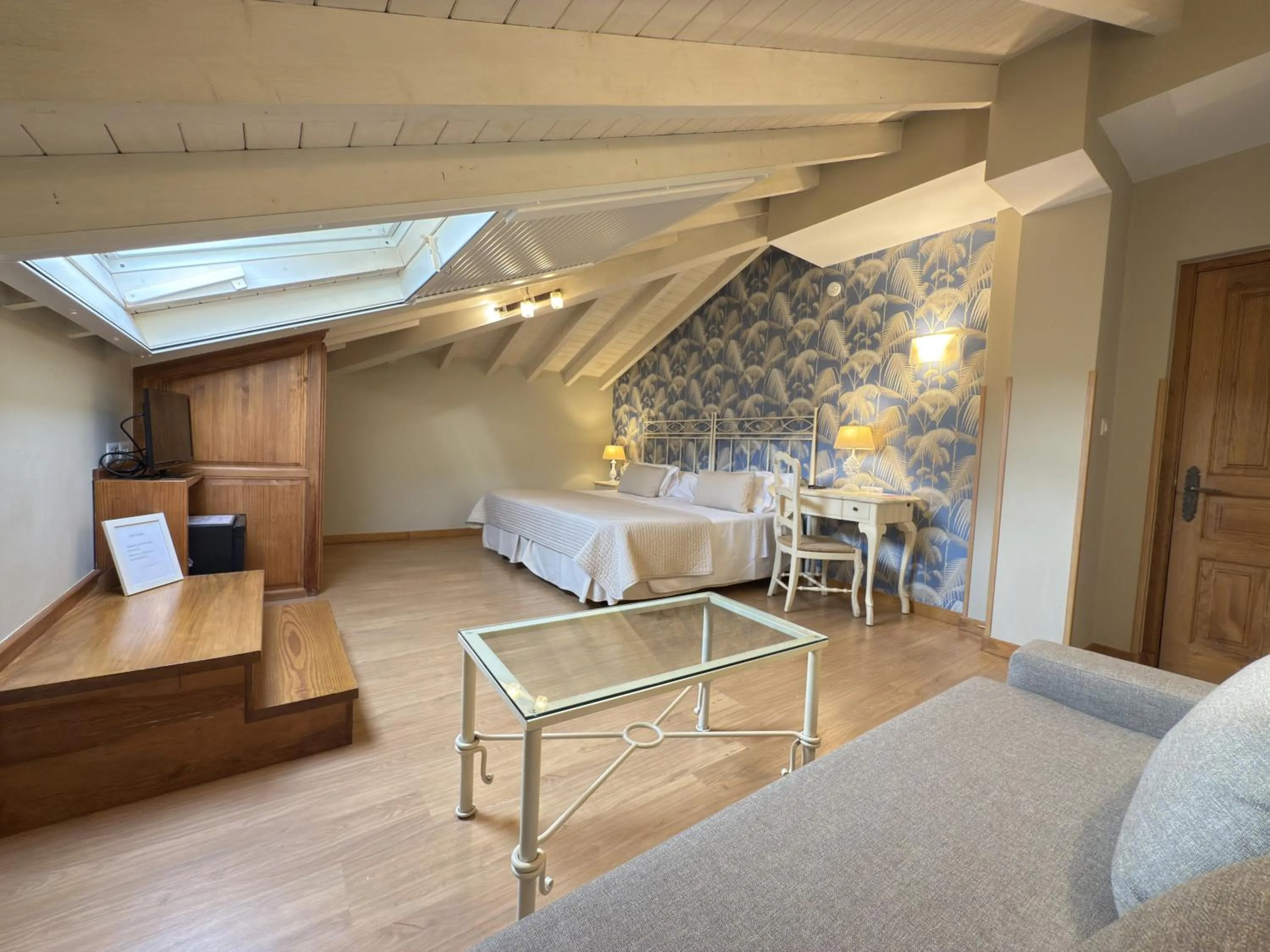 Bed in Posada El Corcal de Liébana