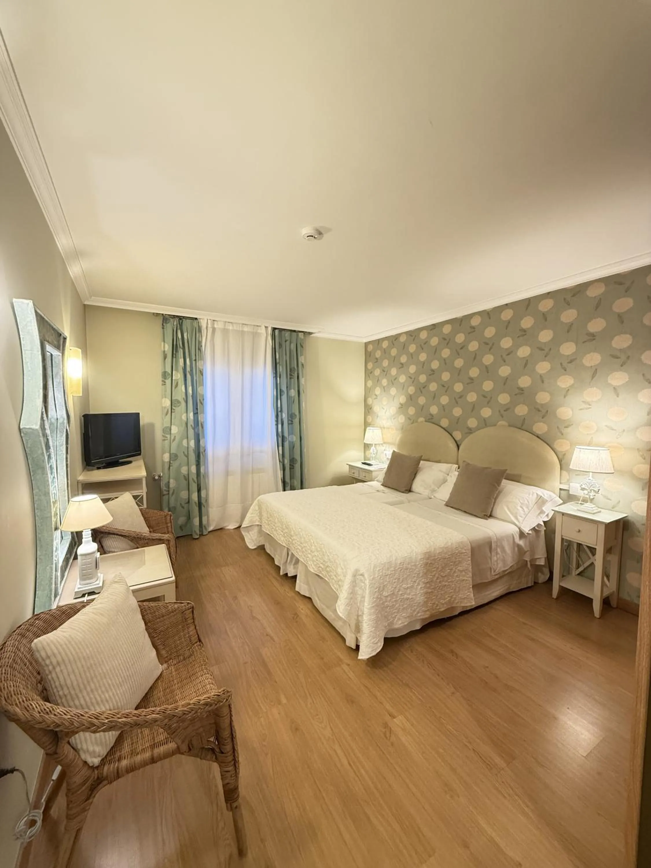 Bed in Posada El Corcal de Liébana