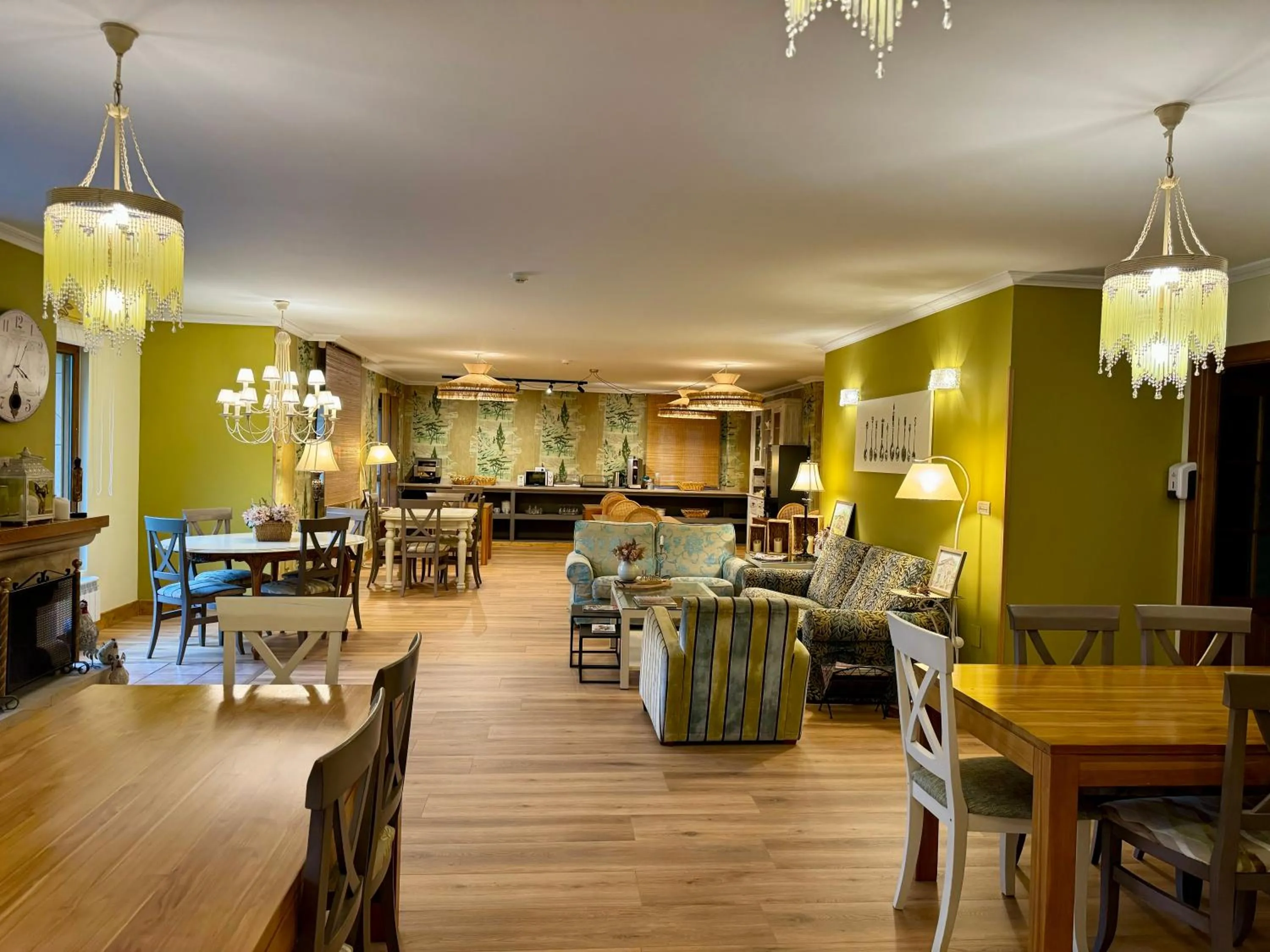 Dining area in Posada El Corcal de Liébana
