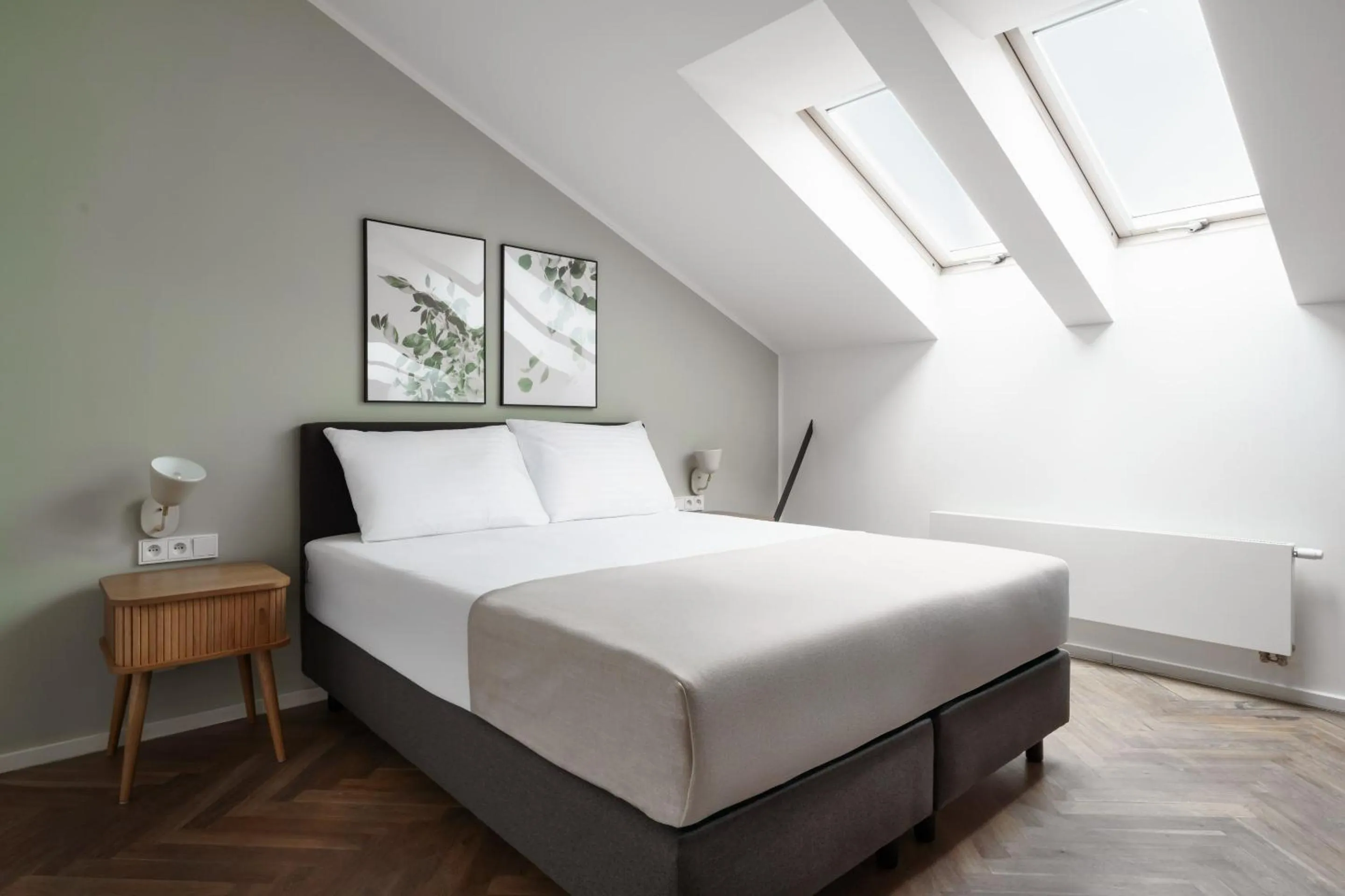 Bed in Limehome Prague Halkova