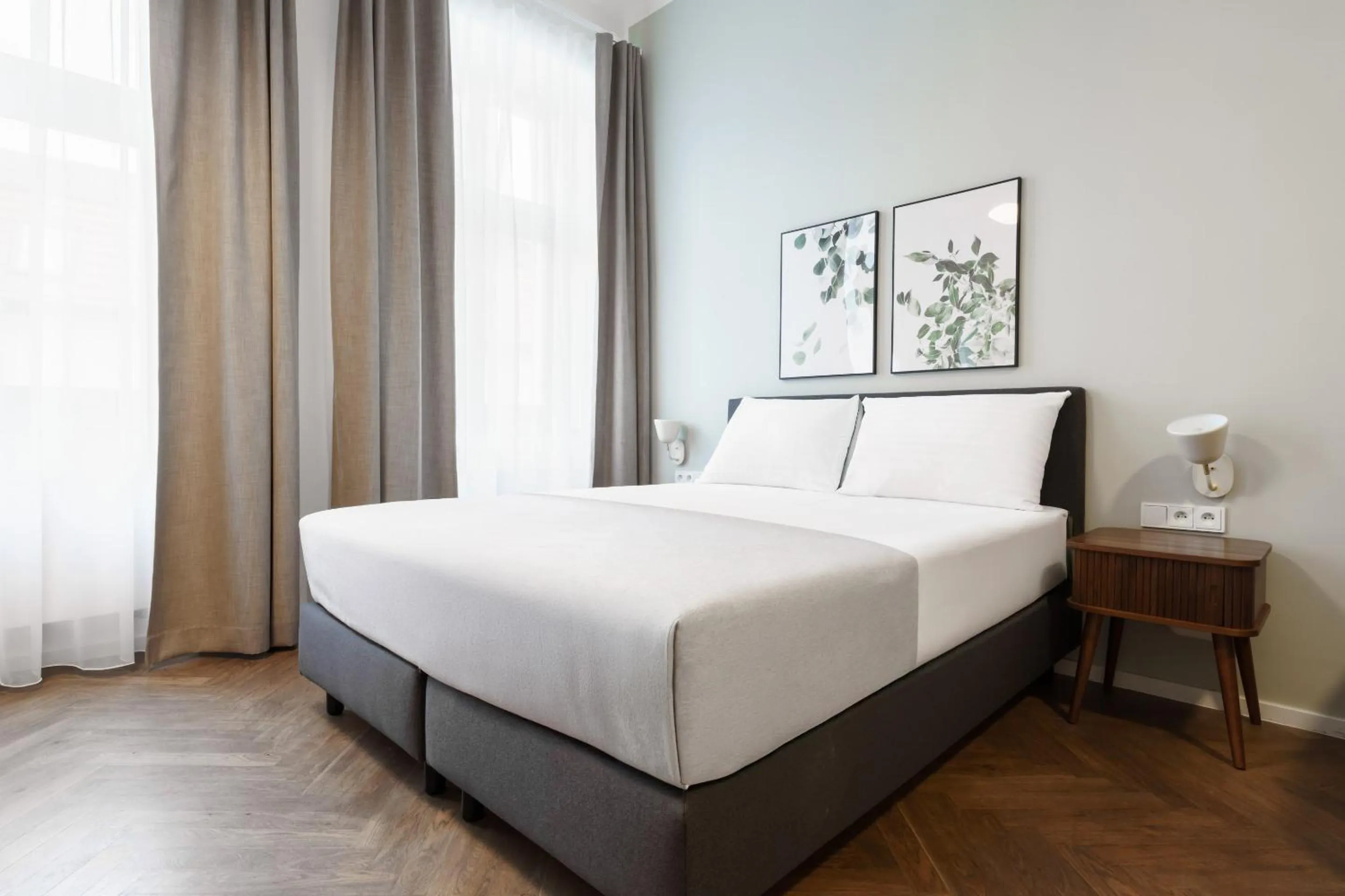 Bed in Limehome Prague Halkova