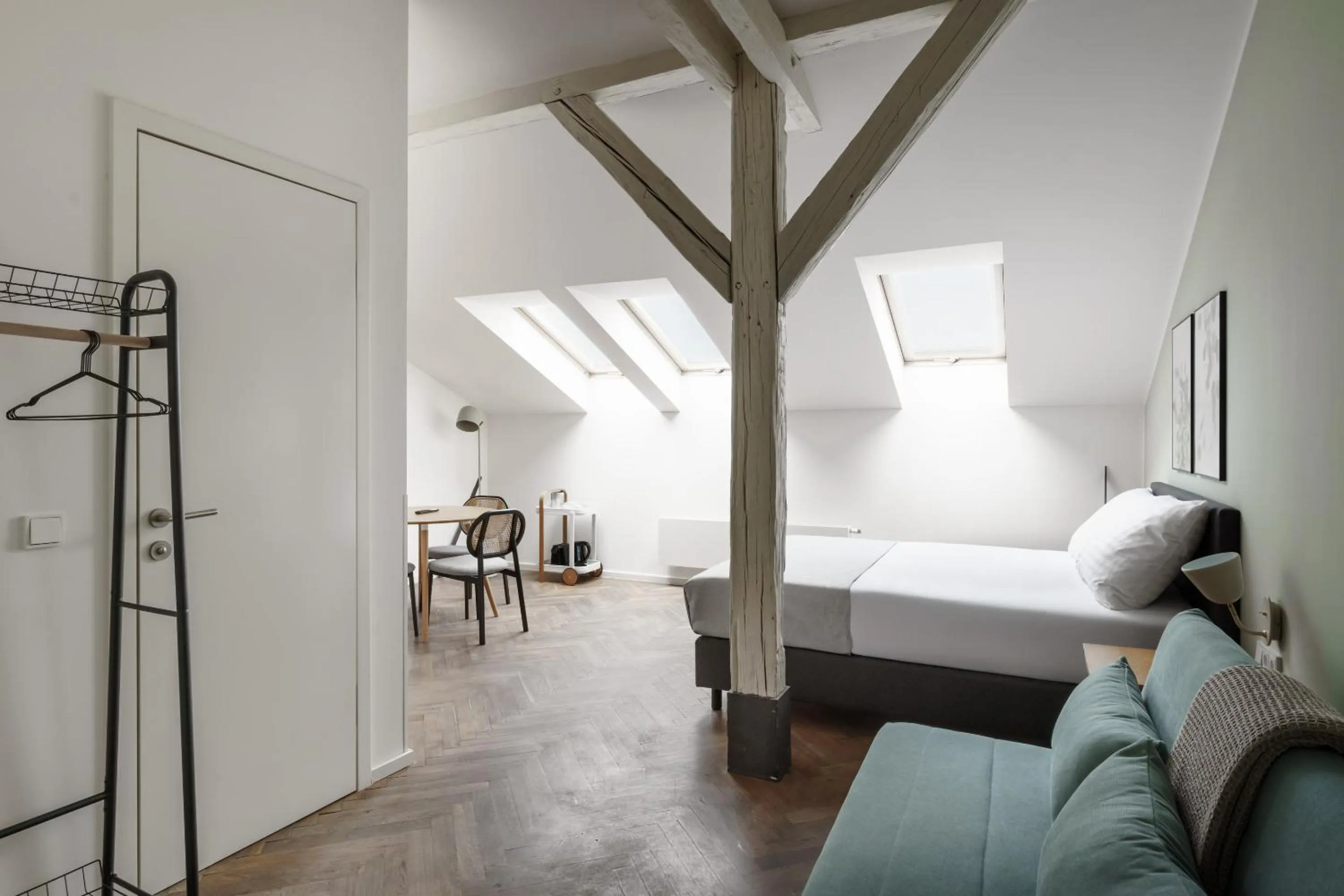 Bed in Limehome Prague Halkova