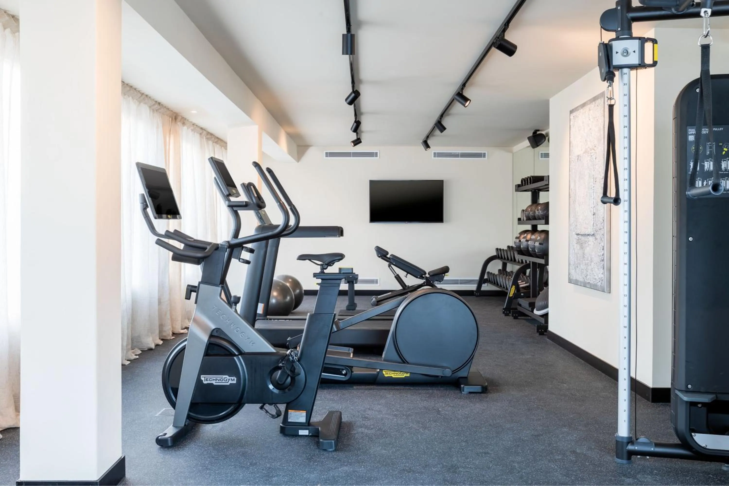 Fitness centre/facilities in Hotel Riomar, Ibiza, a Tribute Portfolio Hotel