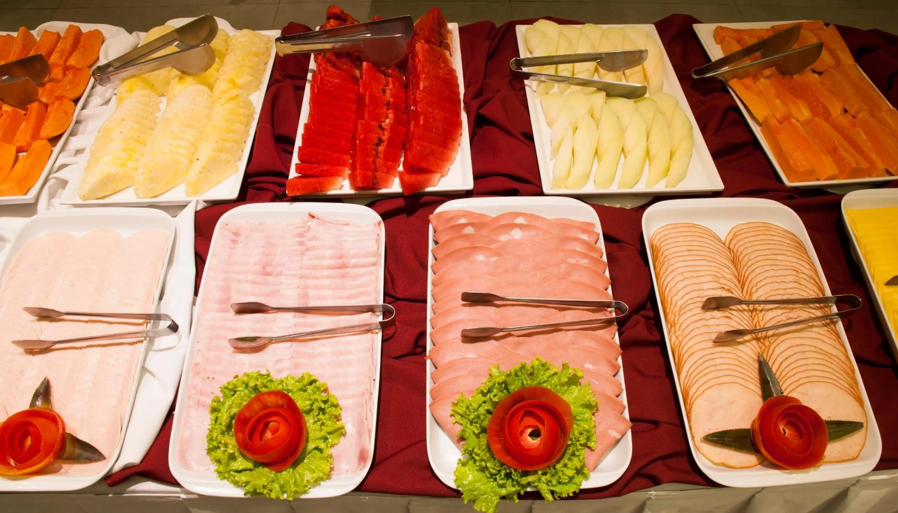 Continental breakfast in Hotel Atlântico Travel Copacabana