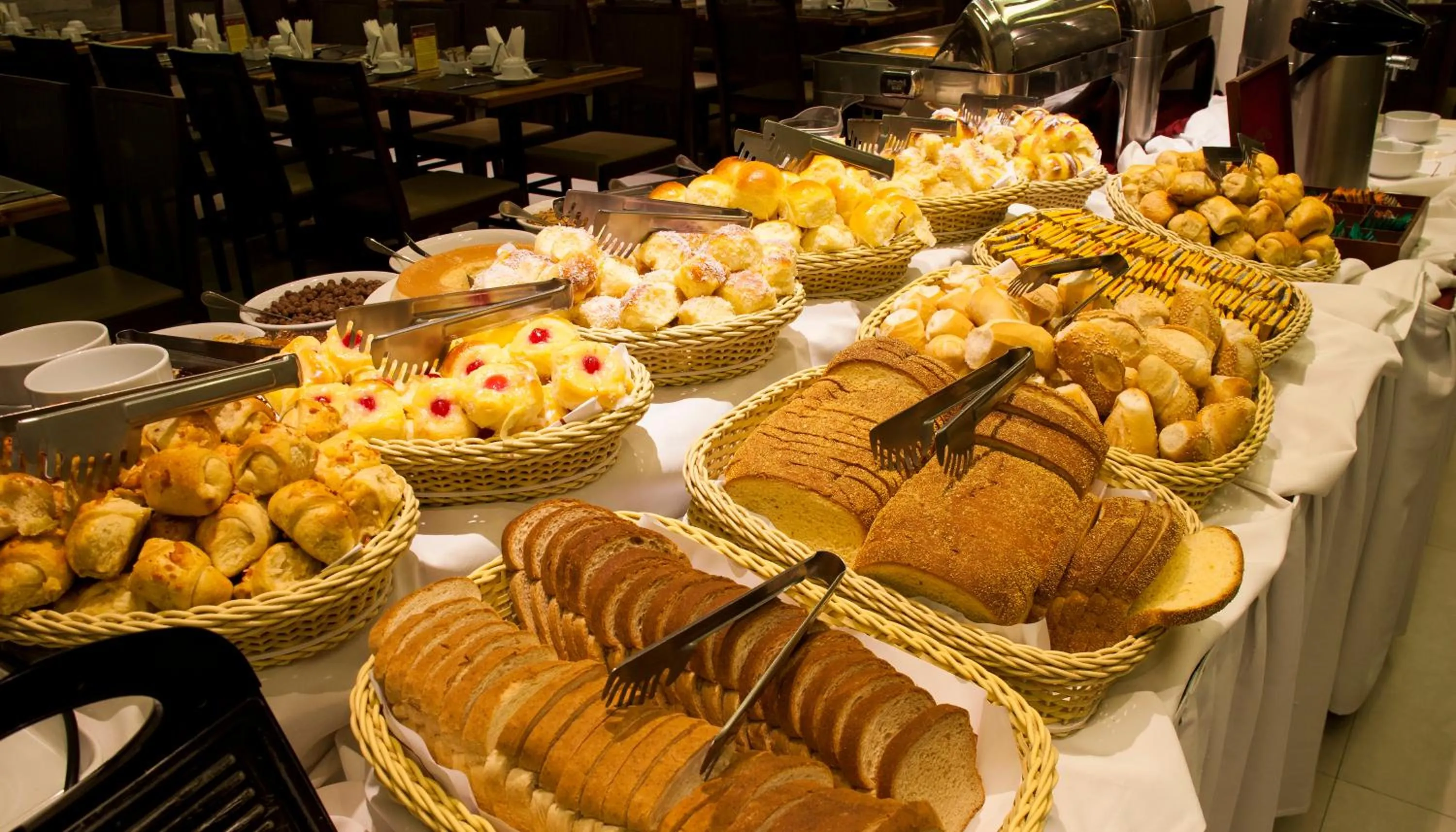 Continental breakfast in Hotel Atlântico Travel Copacabana