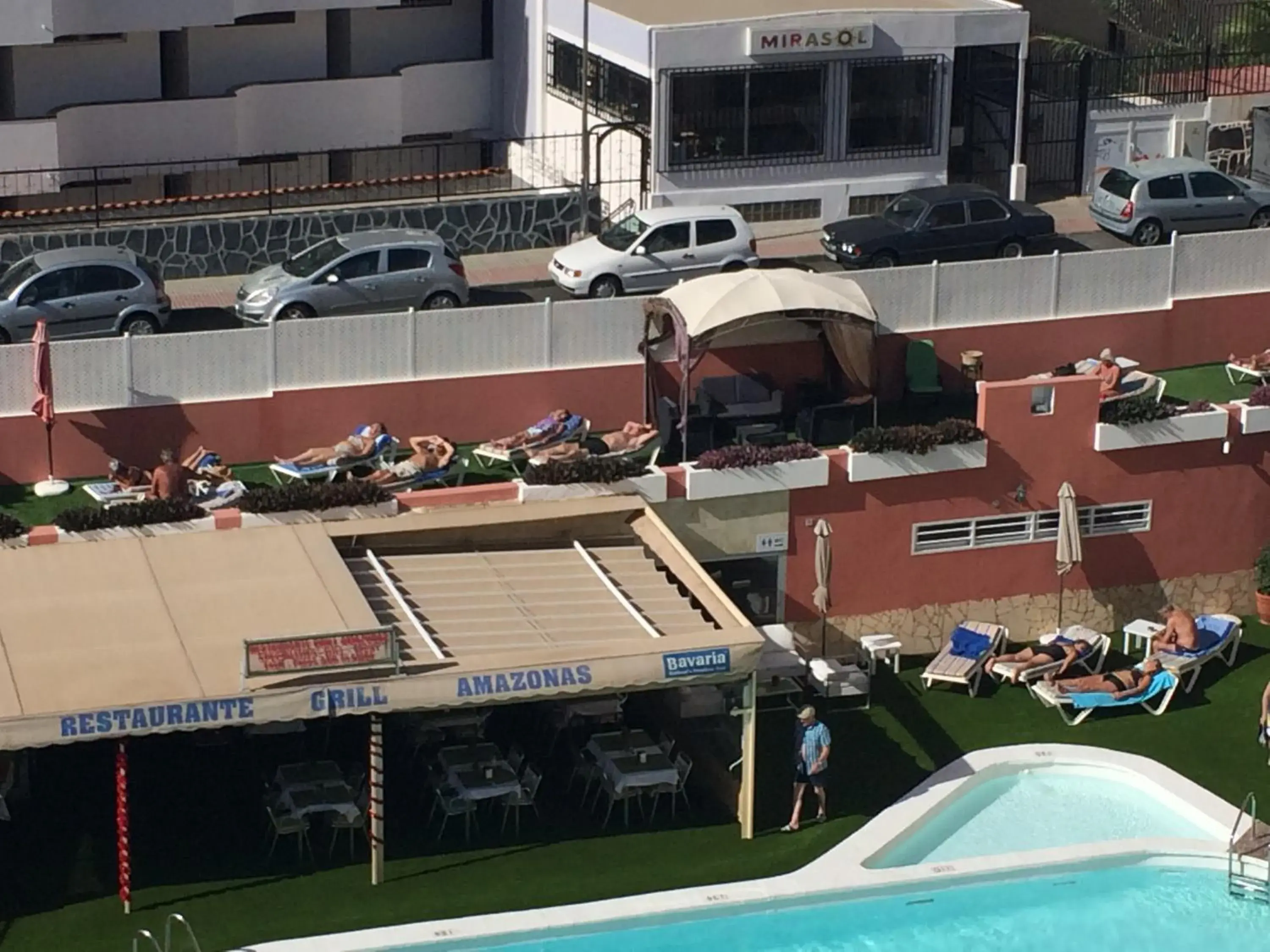 Swimming pool in Apartamentos Amazonas Swimming pool in Apartamentos Amazonas