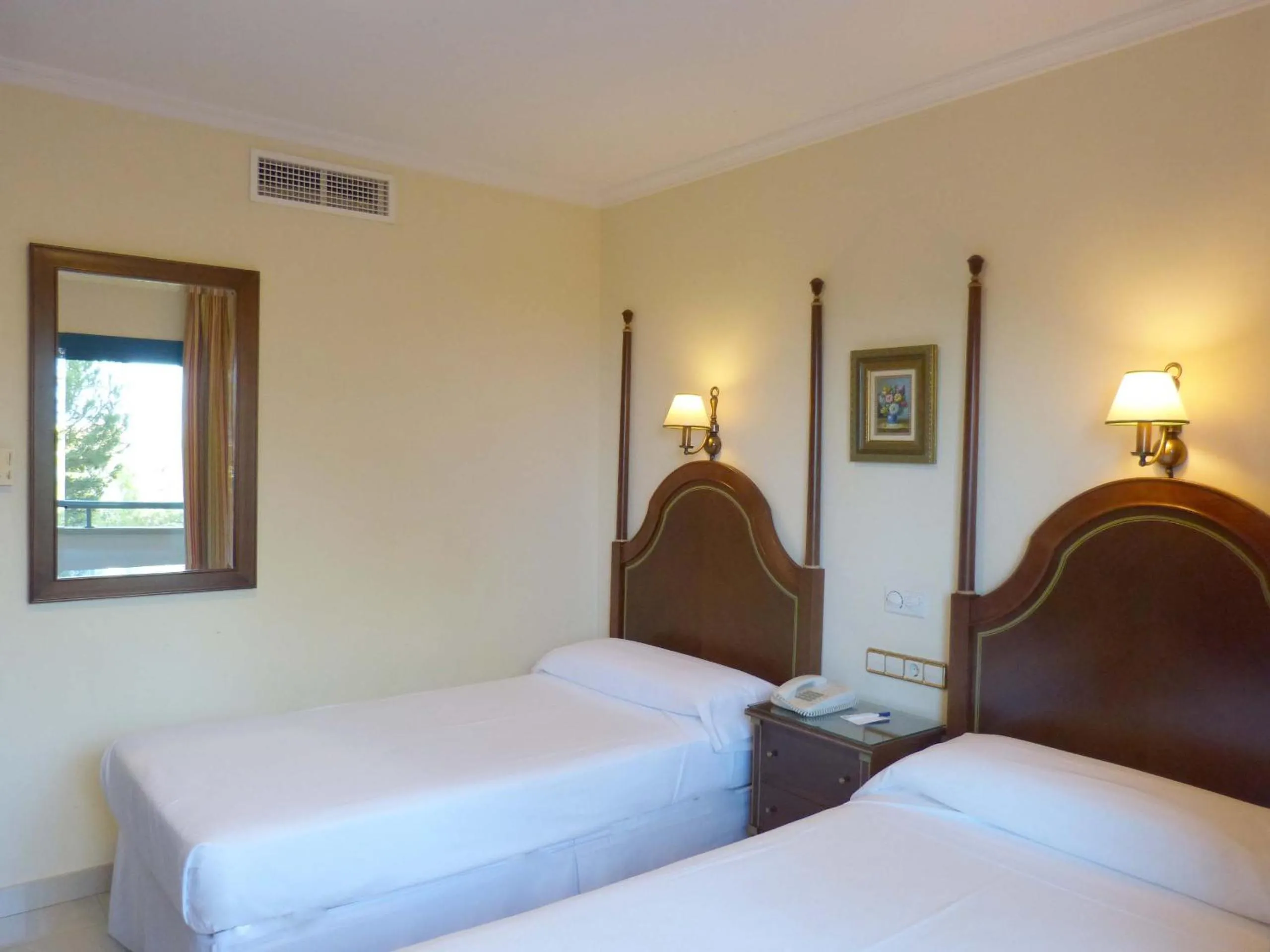 Bed in Hotel Golf Campoamor