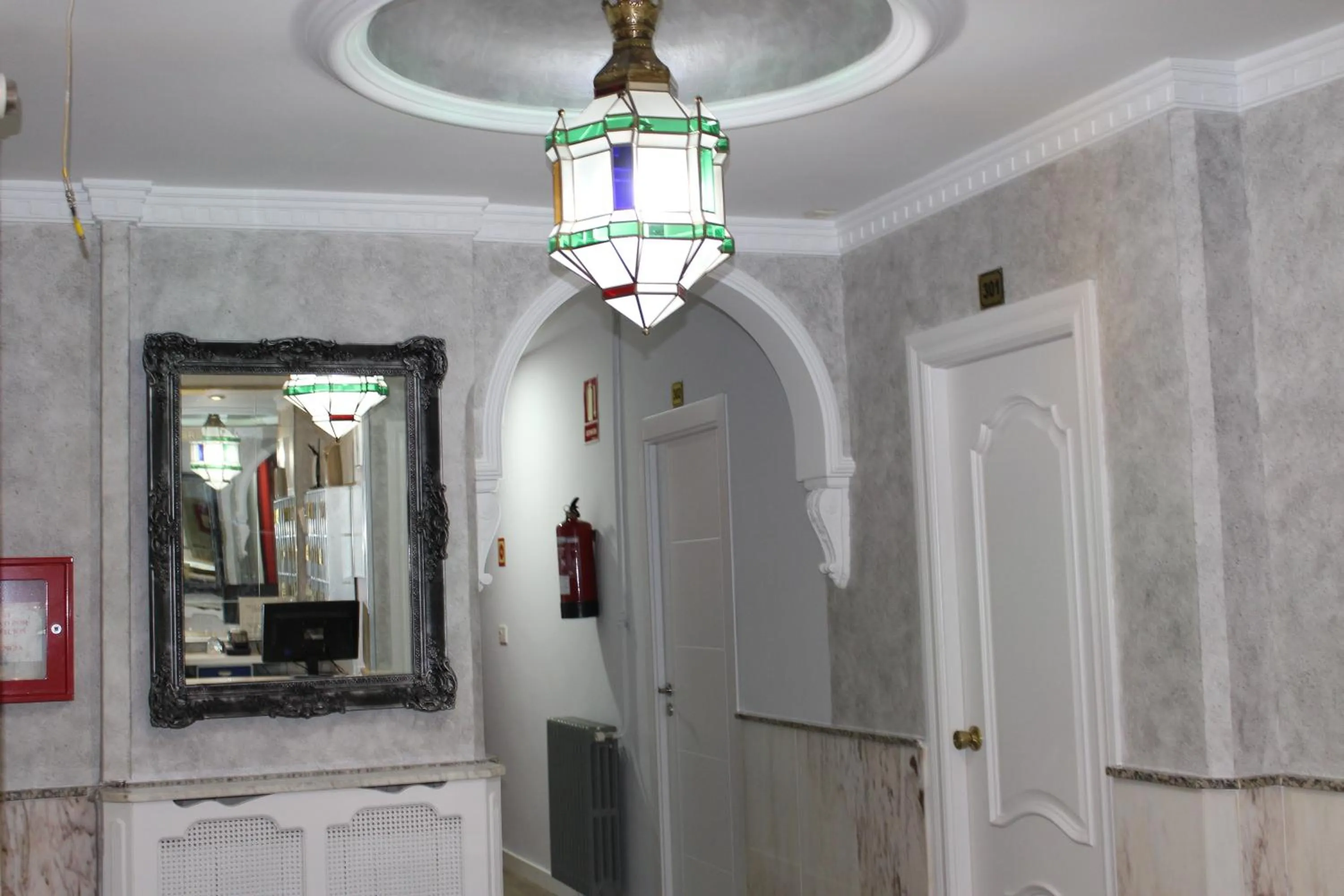 Decorative detail in Hostal Sonia Granada