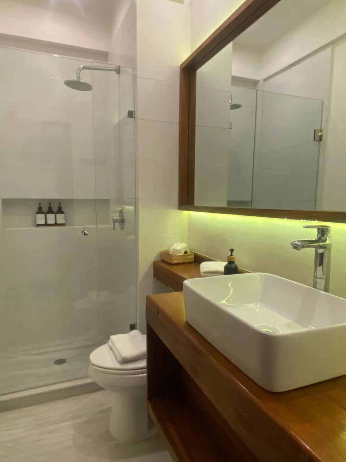 Bathroom in Hotel Pelecanus Suites Holbox