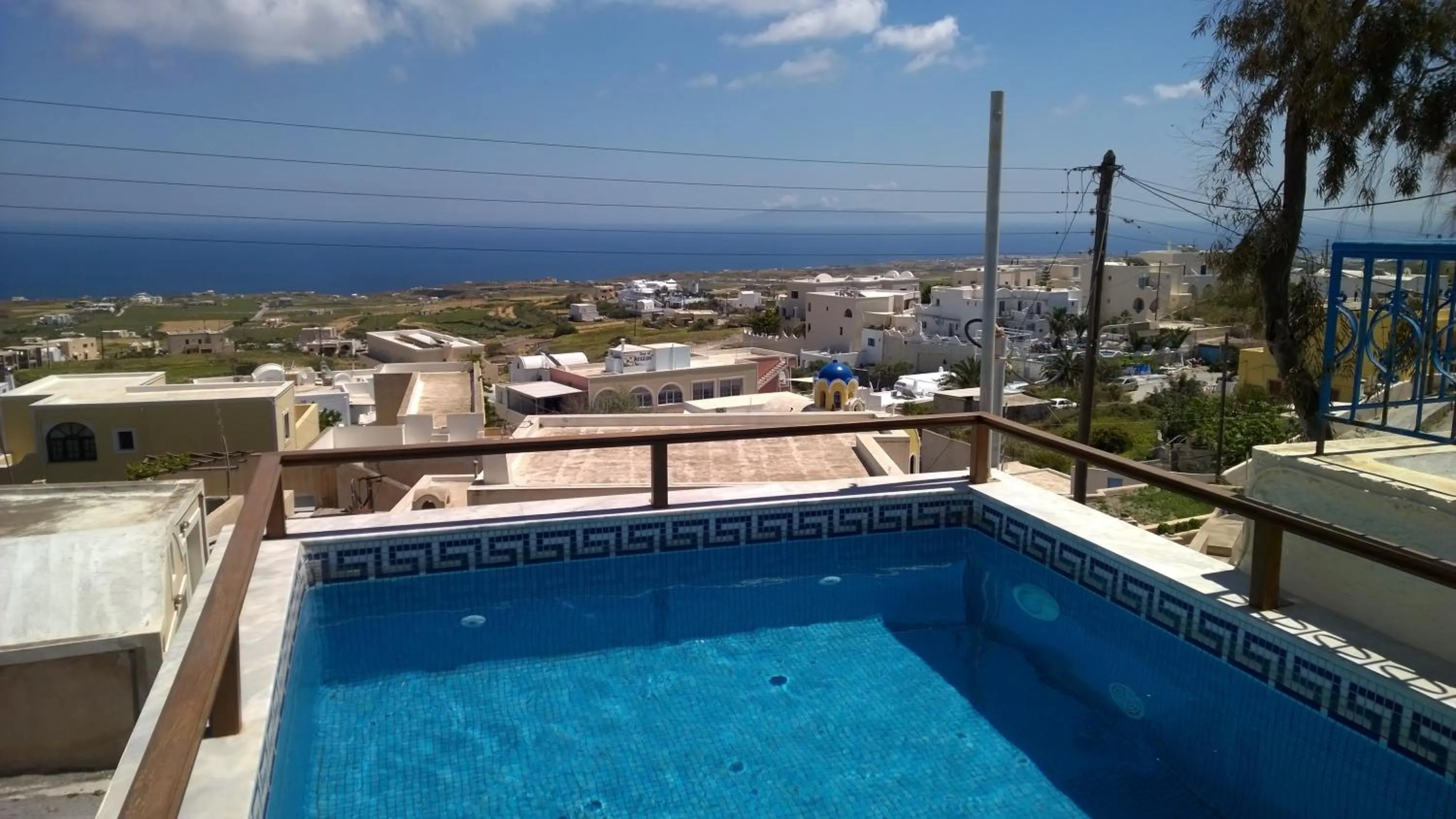 Swimming pool in Anemomilos Suites