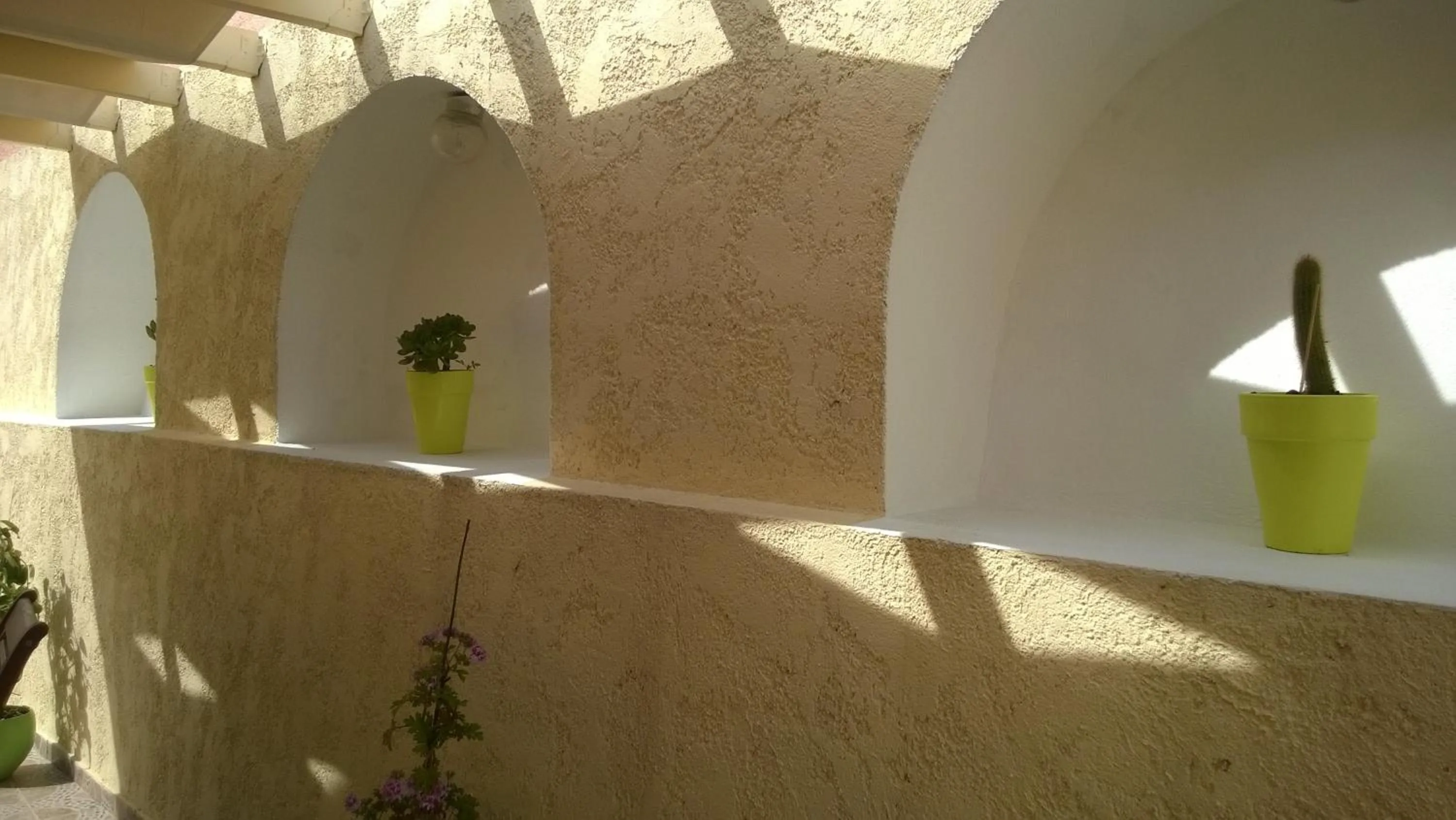 Decorative detail in Anemomilos Suites