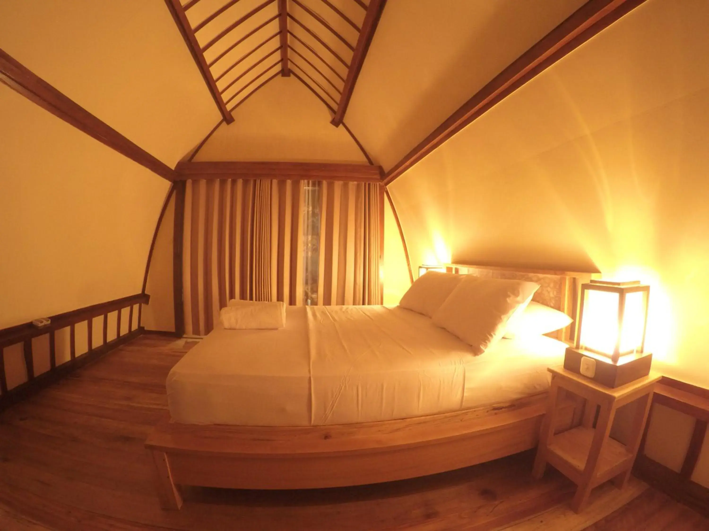 Bedroom, Bed in Island Beach Bungalow Bedroom, Bed in Island Beach Bungalow