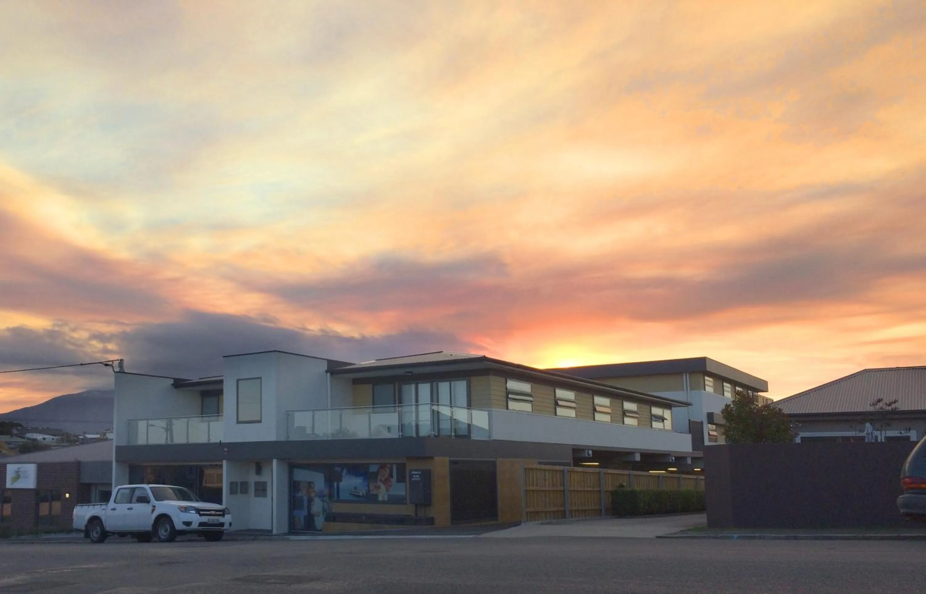 Facade/entrance in Kangaroo Bay Apartments