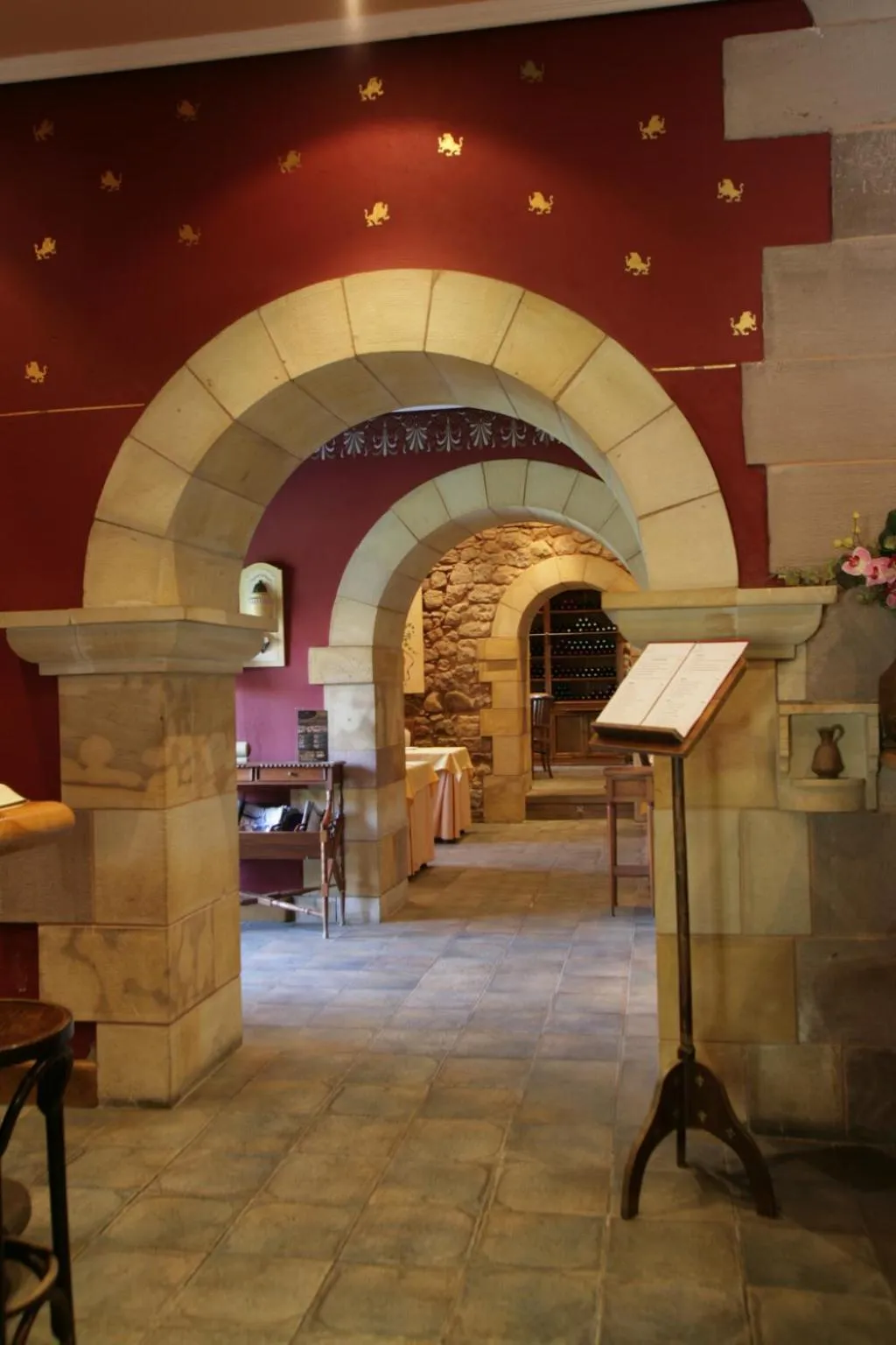 Decorative detail in Hotel Palacio Guevara