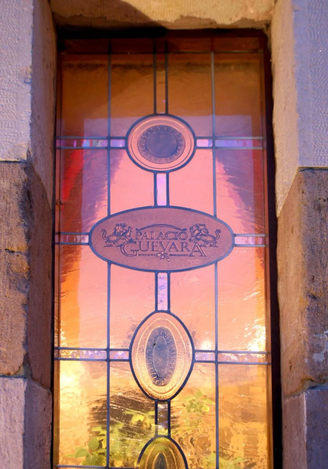 Decorative detail in Hotel Palacio Guevara