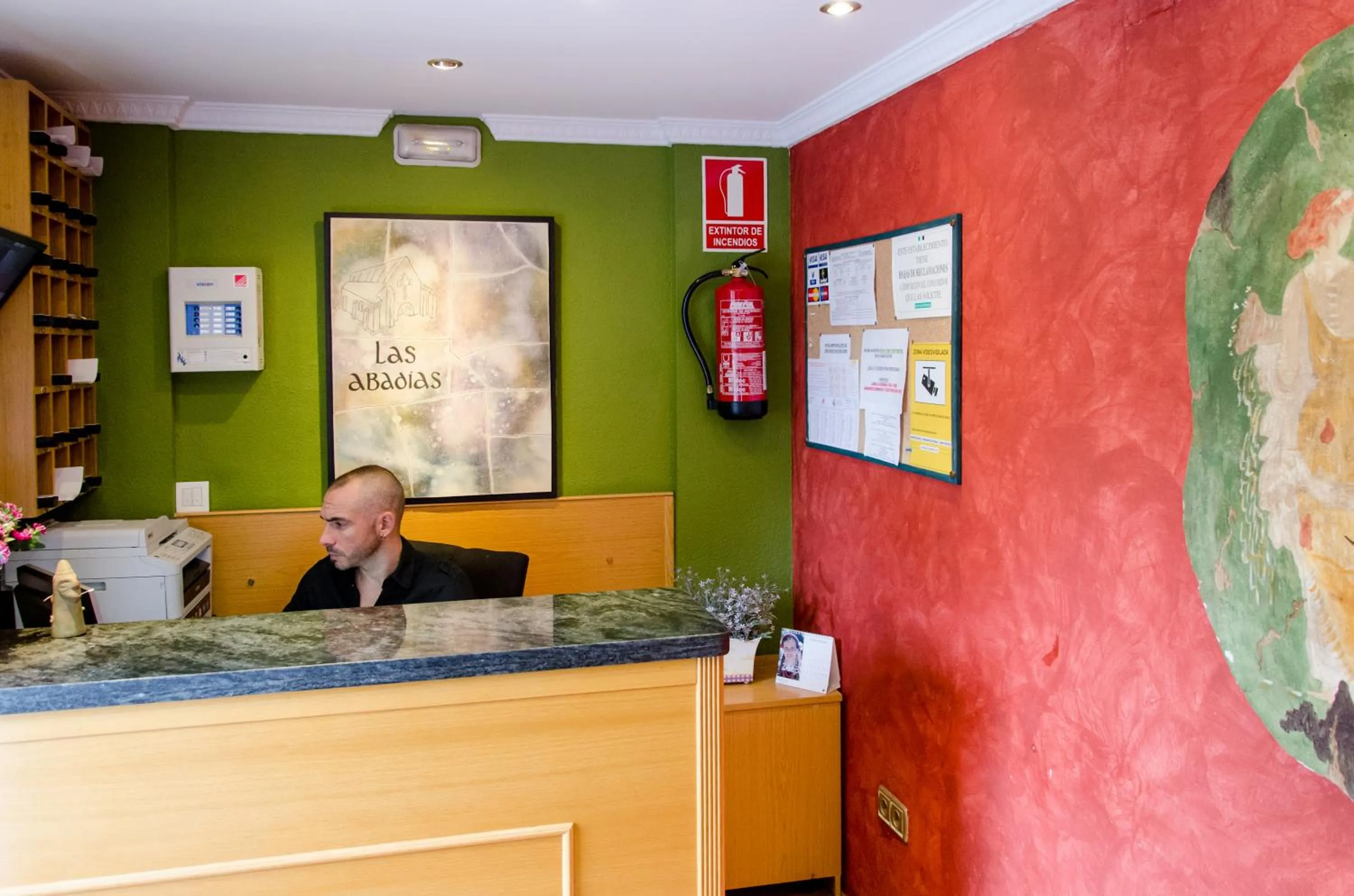 Lobby or reception in Las Abadías