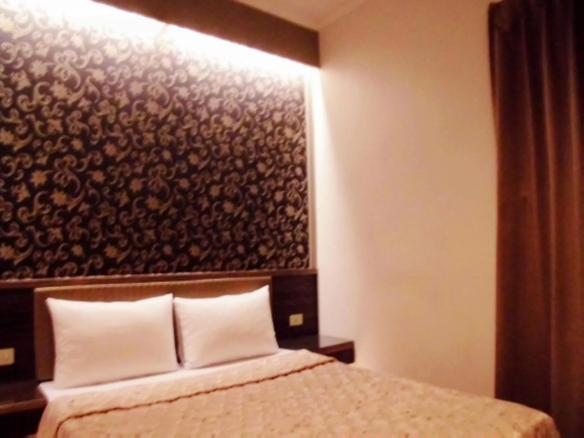 Bed in Baseball Hotel