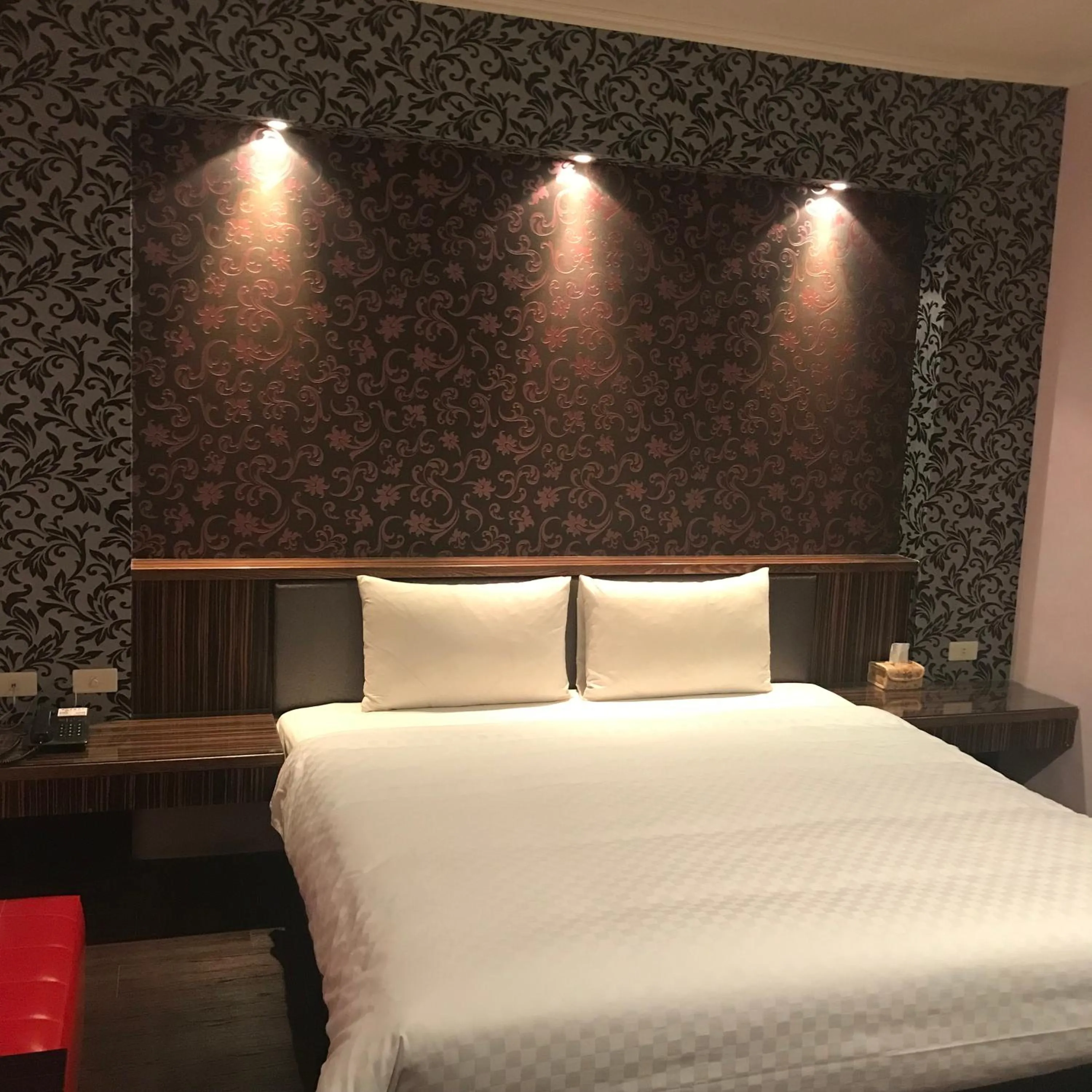 Bed in Baseball Hotel