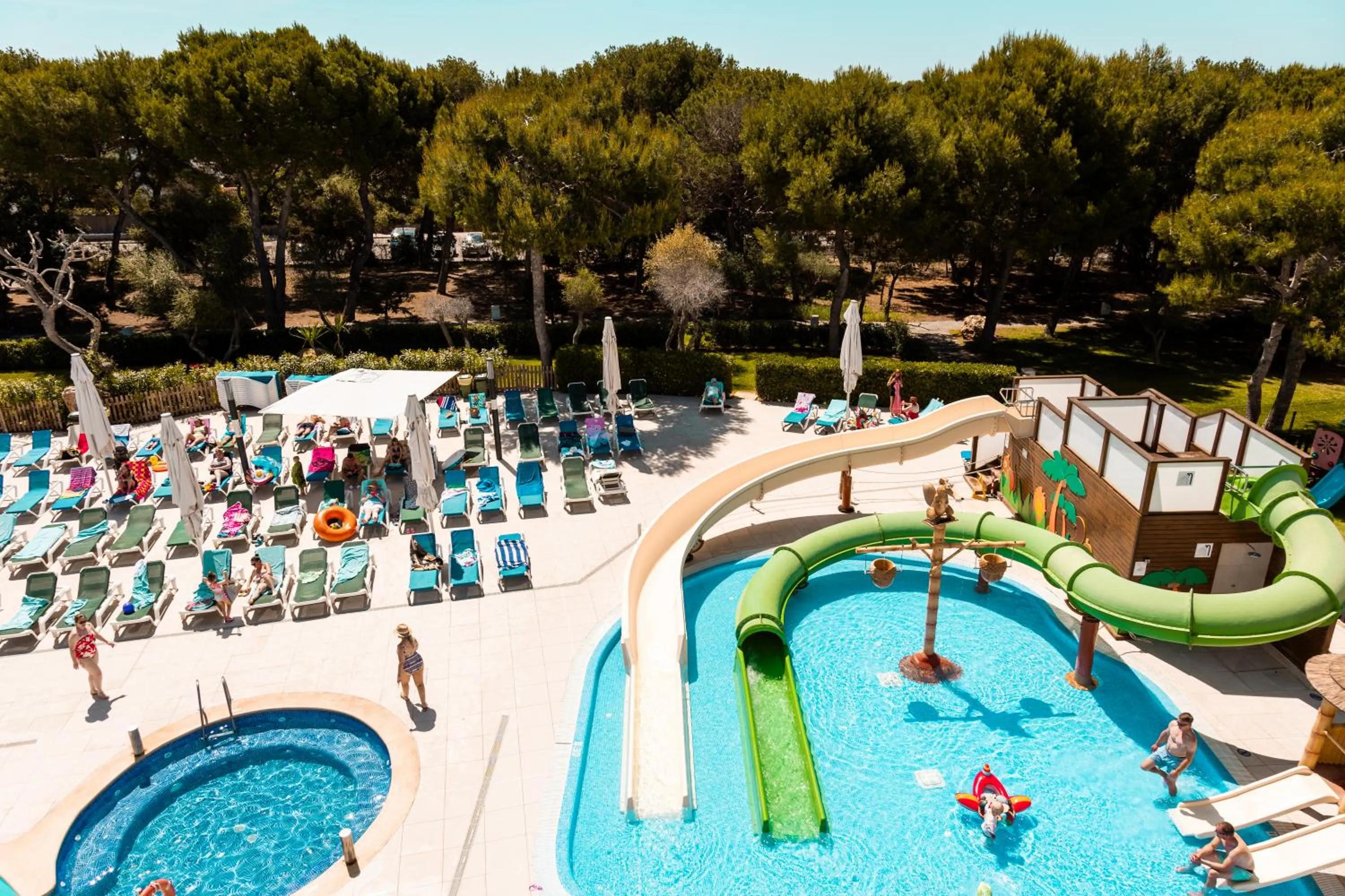Aqua park in Hotel Cala d'Or Playa