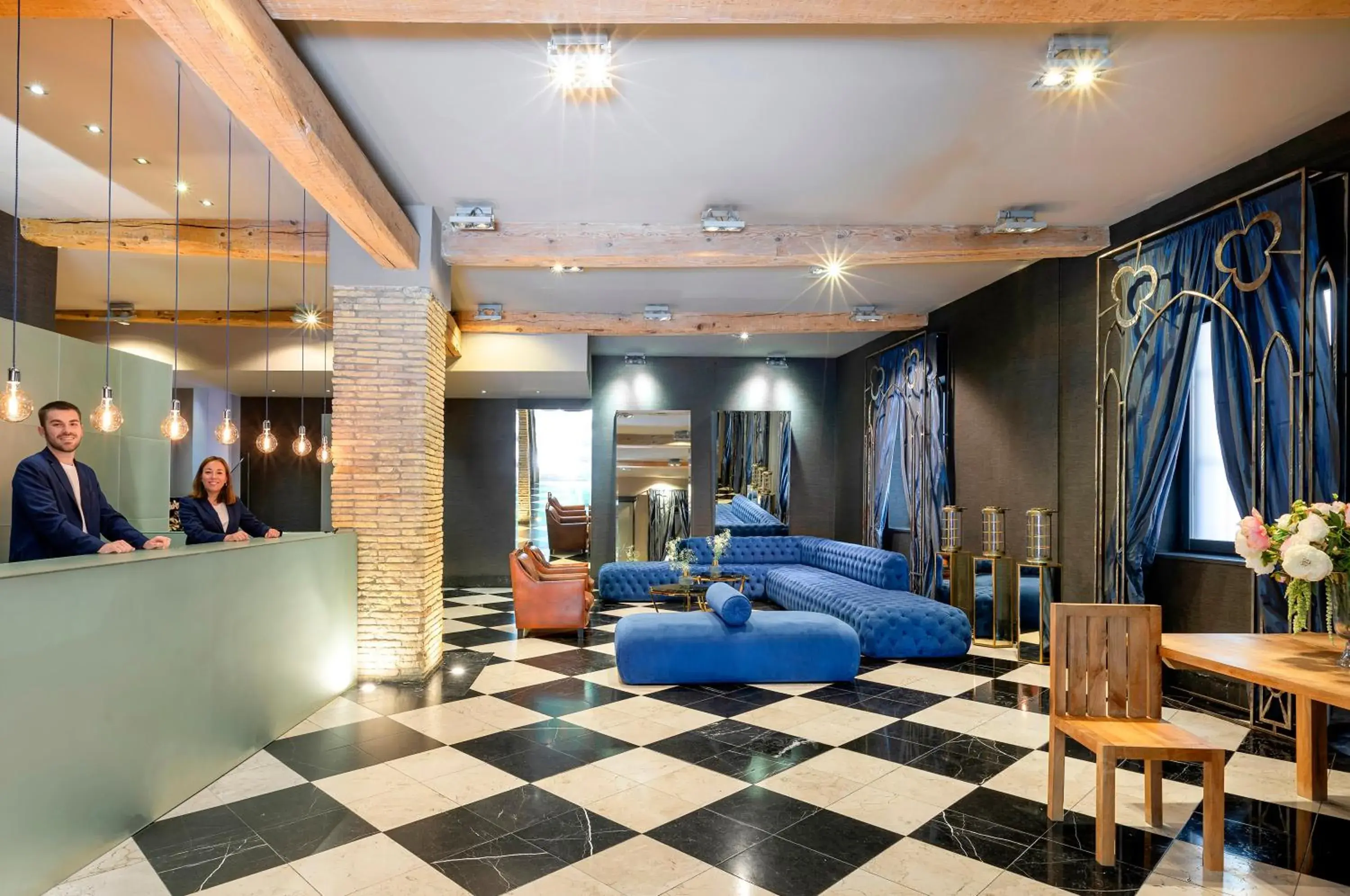 Lobby or reception in Pamplona Catedral Hotel Lobby or reception in Pamplona Catedral Hotel