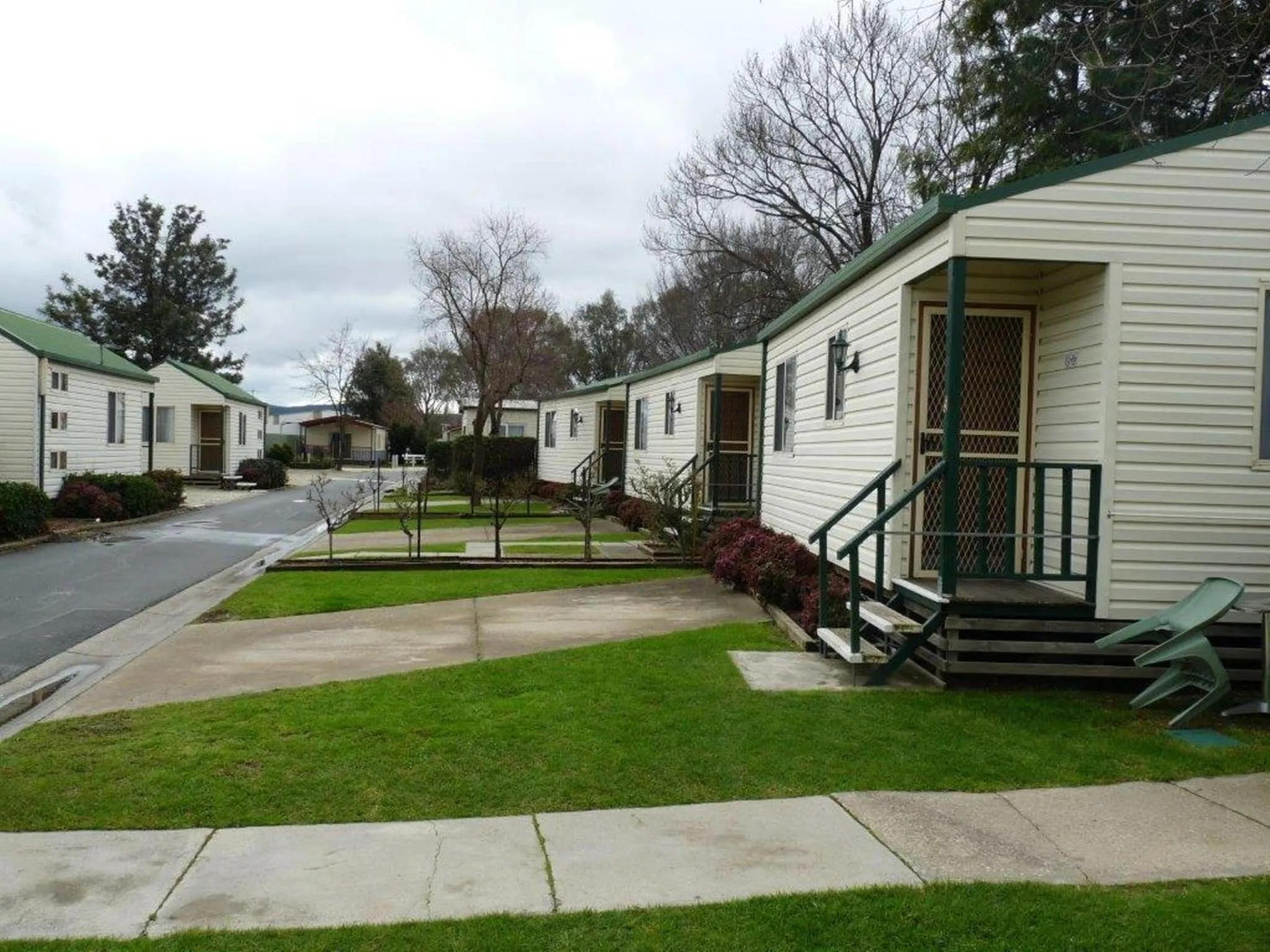 Winter in Wodonga Caravan & Cabin Park