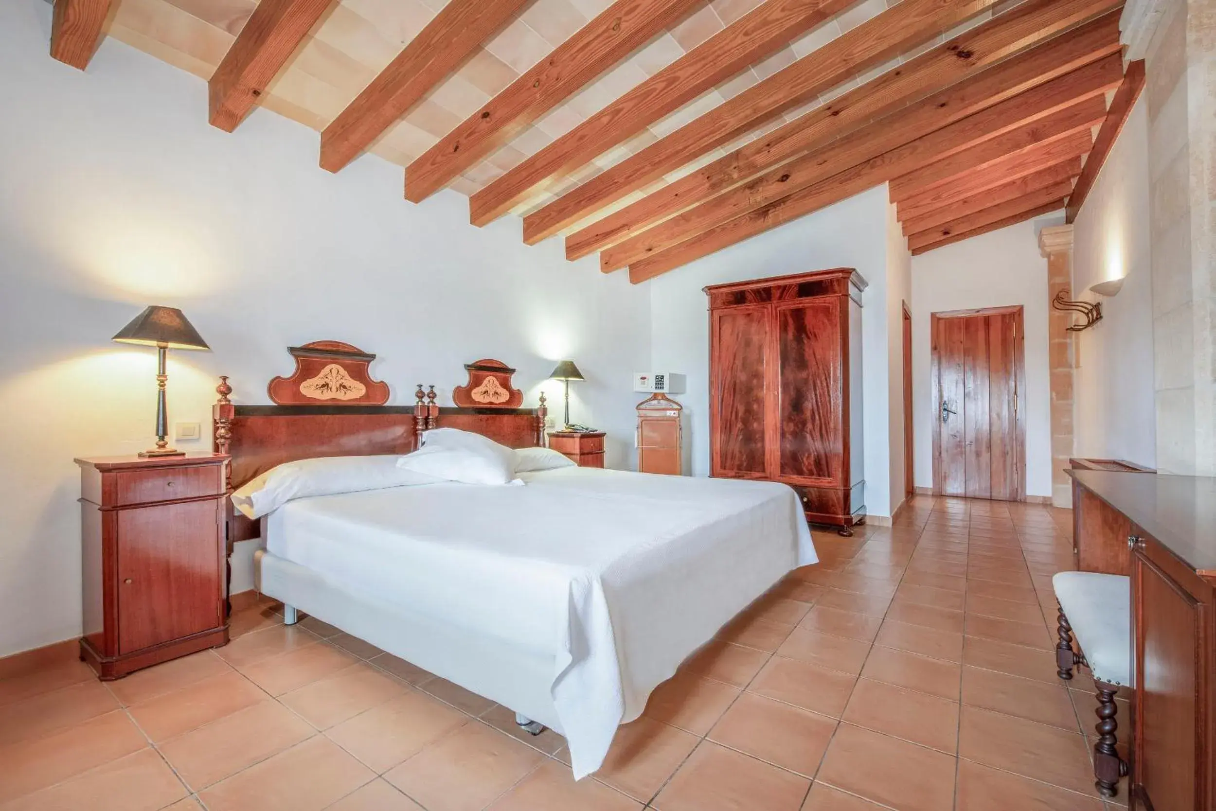 Bedroom, Bed in Finca Son Roig by Valentin Bedroom, Bed in Finca Son Roig by Valentin