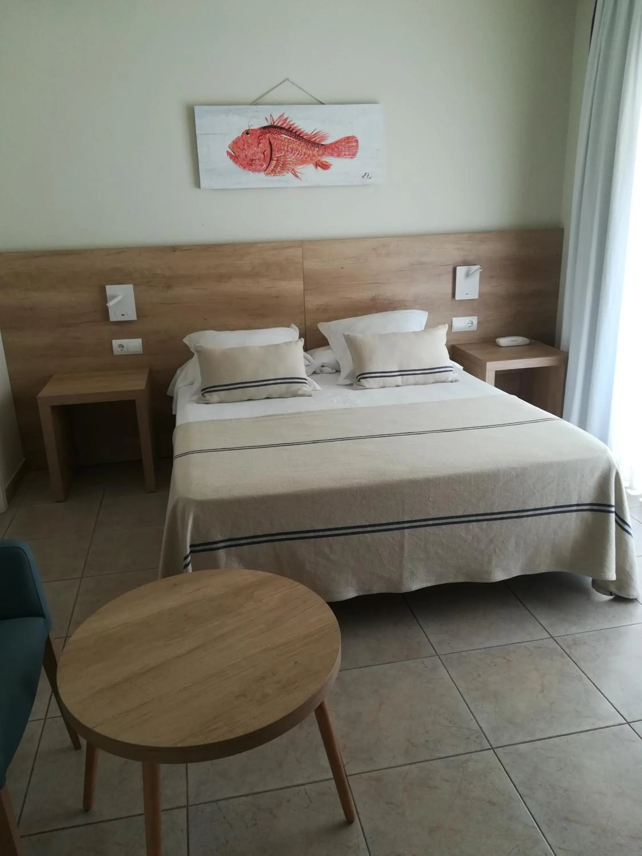 Bedroom, Bed in Hotel Tamariu