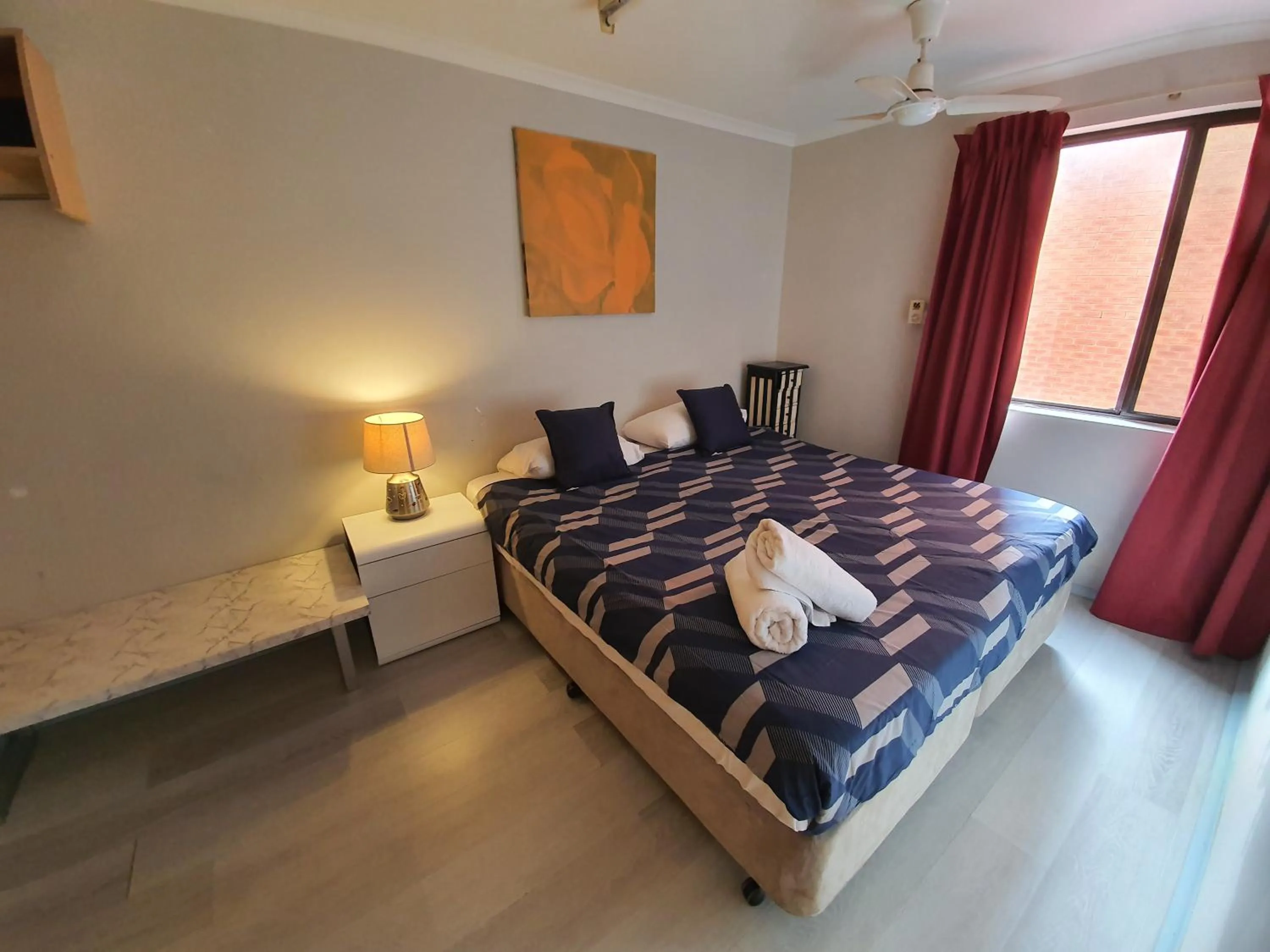 Bed in Perth City Apartment Hotel