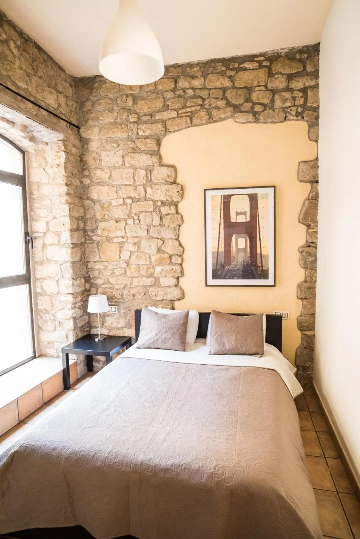 Bed in Urbi Apartments