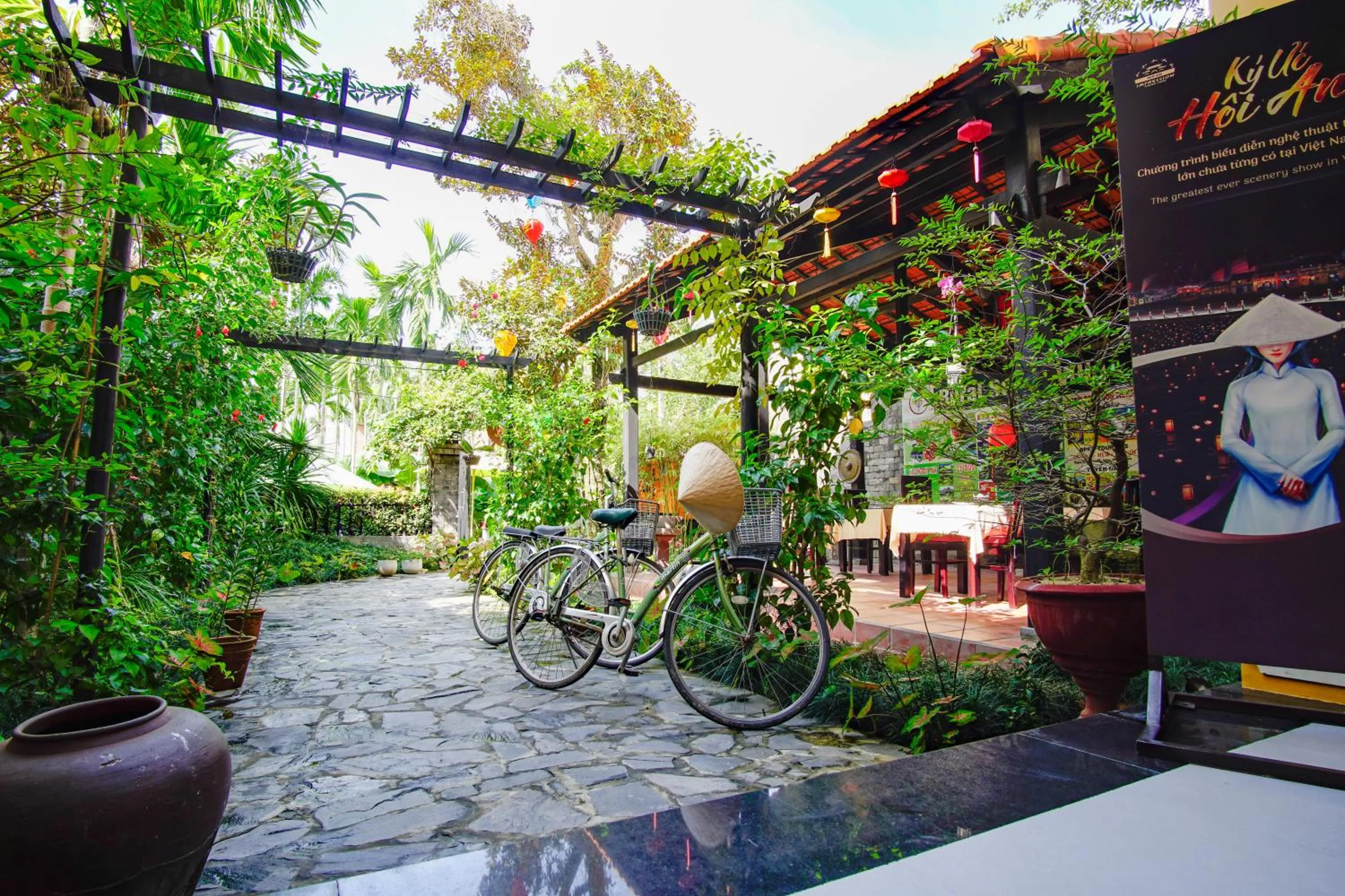 Garden in Rural Scene Villa