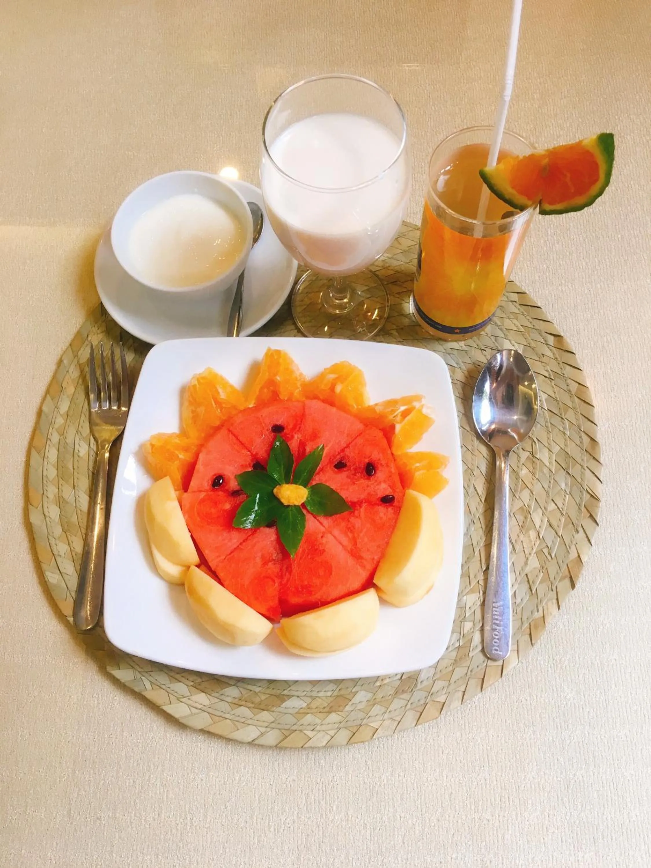 Breakfast in Rural Scene Villa