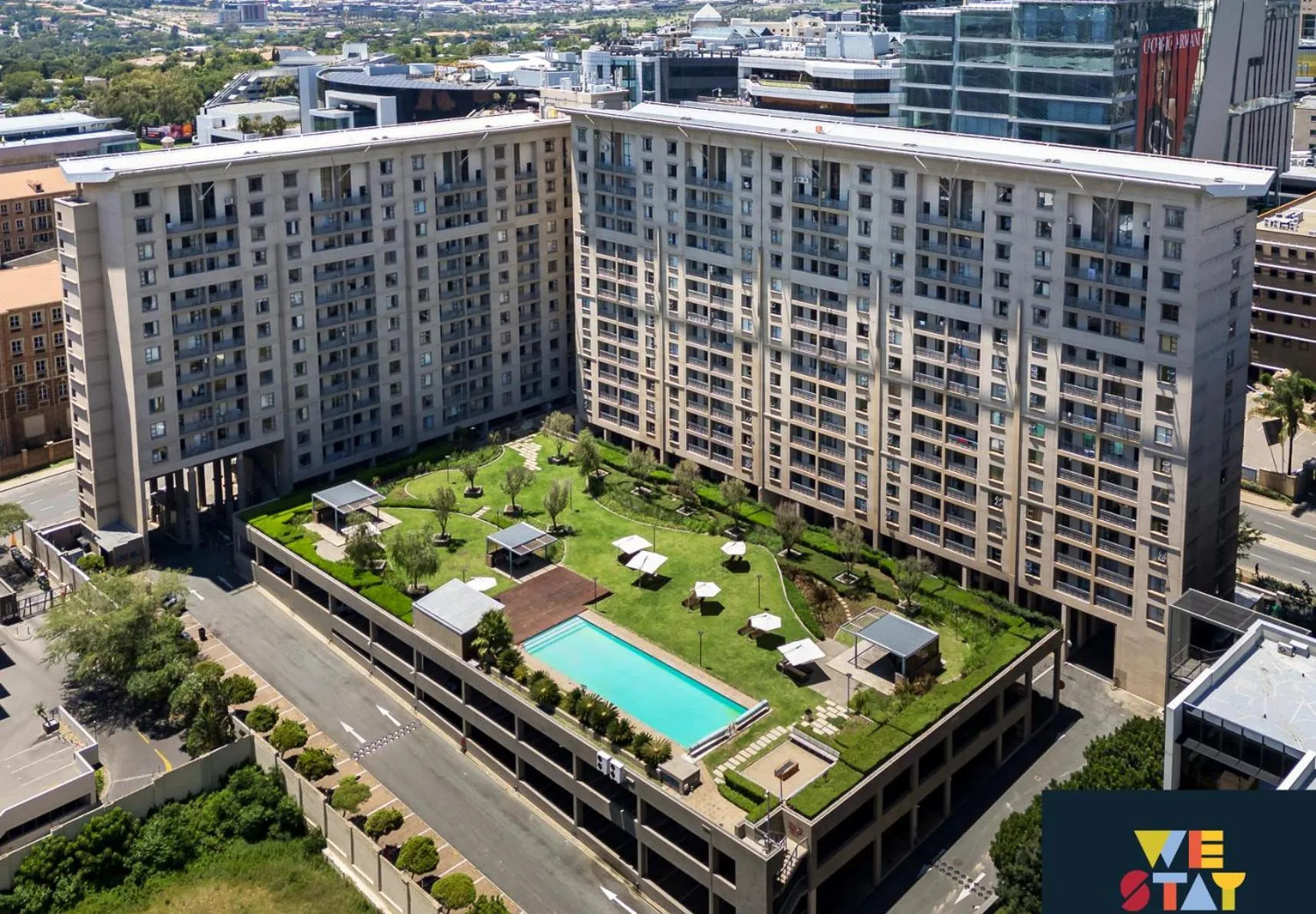 Property building in WeStay Westpoint Apartments