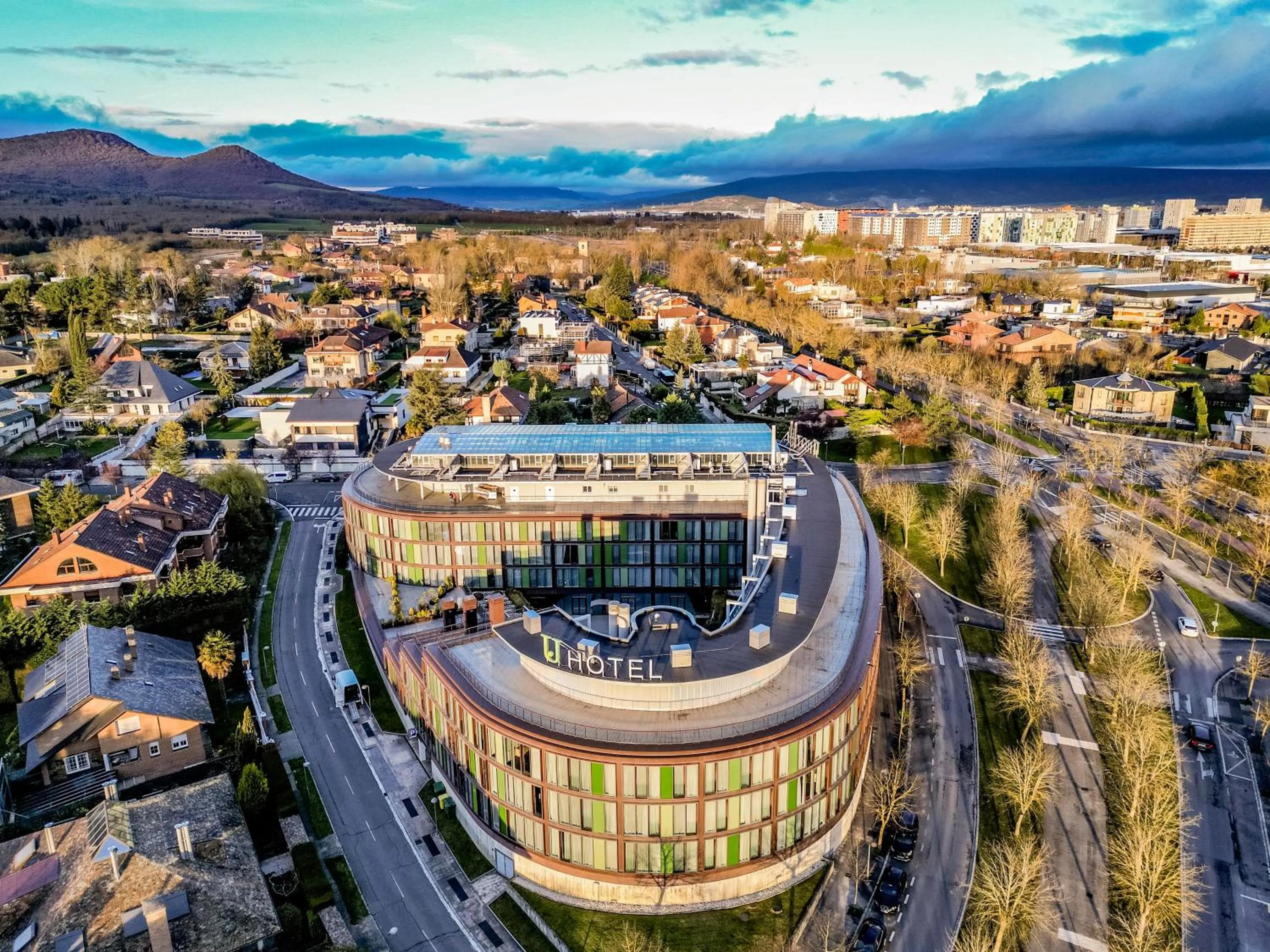 Property building in Hotel Jardines de Uleta Suites