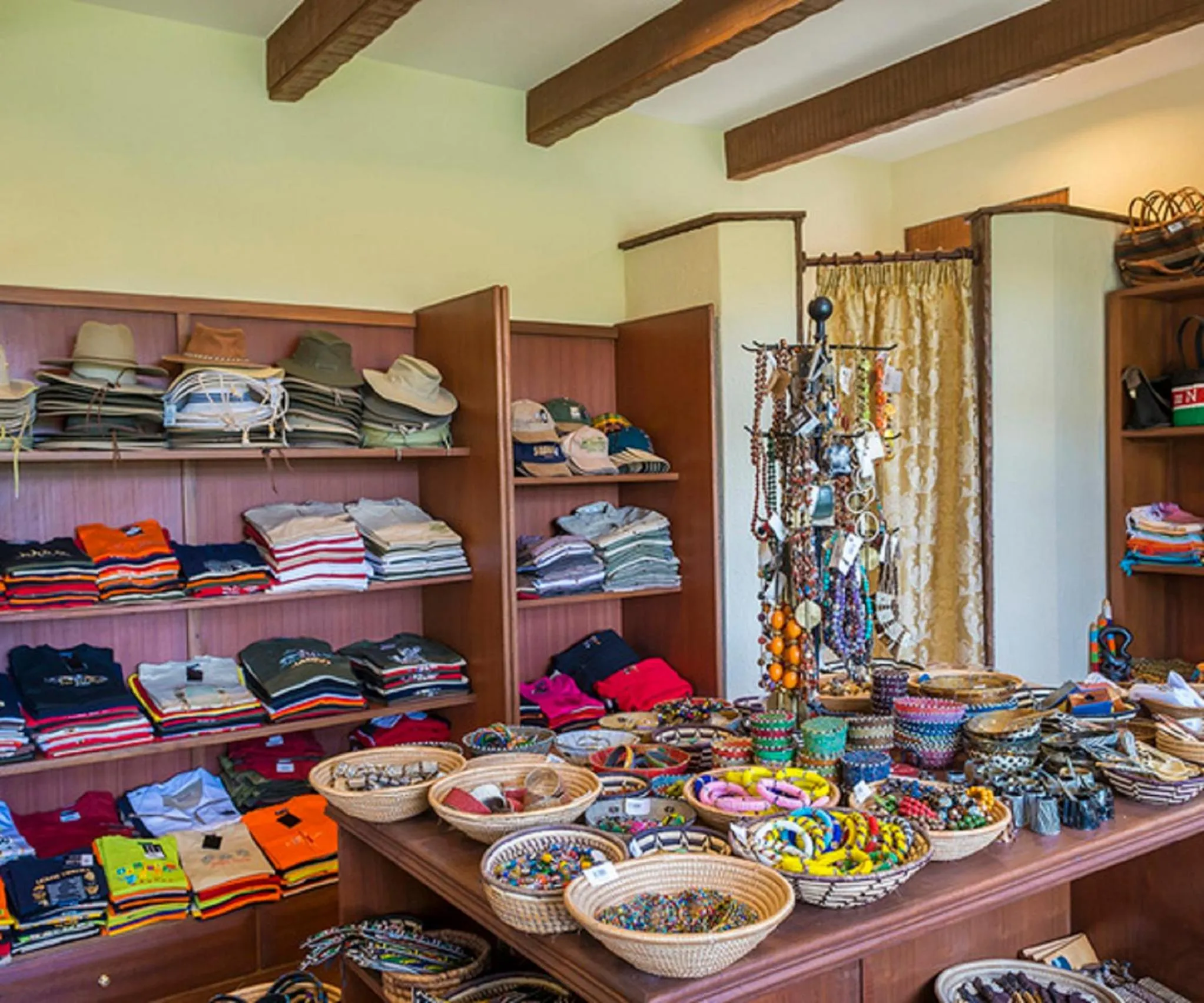 On-site shops in Sweetwaters Serena Camp