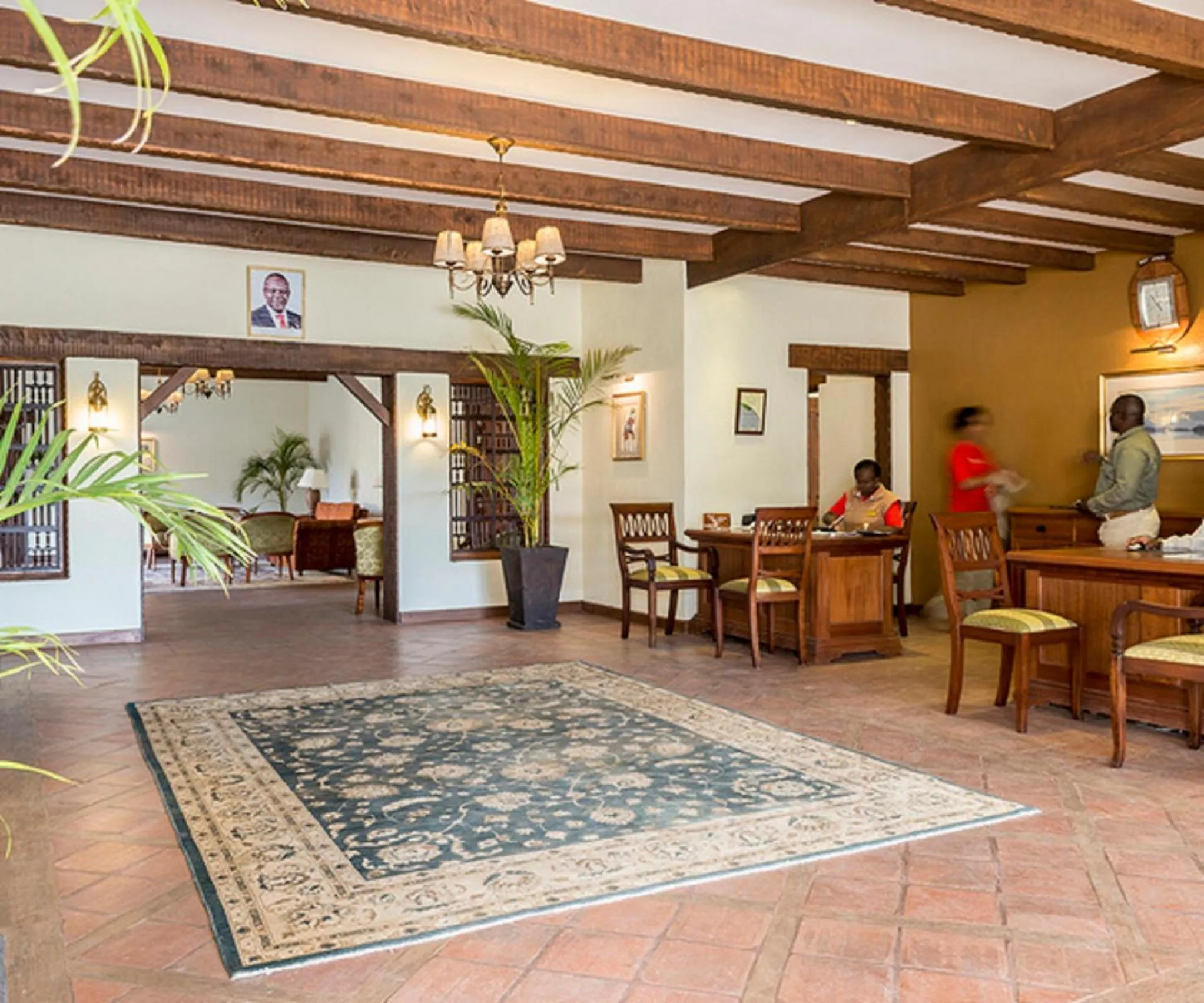 Lobby or reception in Sweetwaters Serena Camp