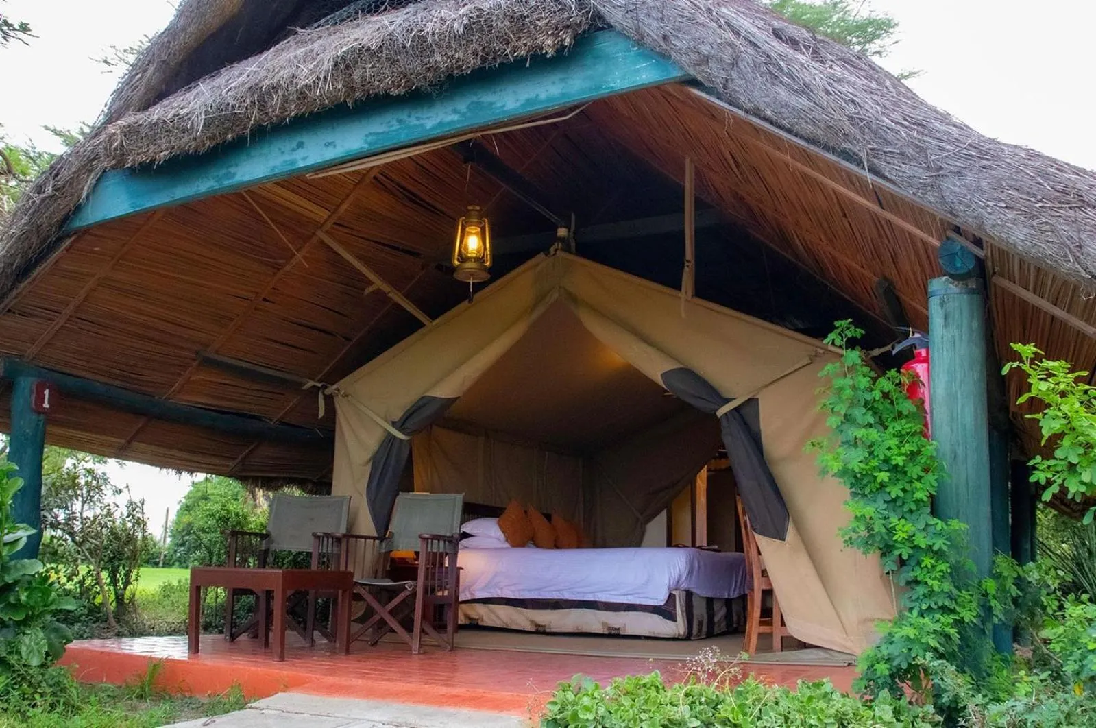 Bed in Sweetwaters Serena Camp