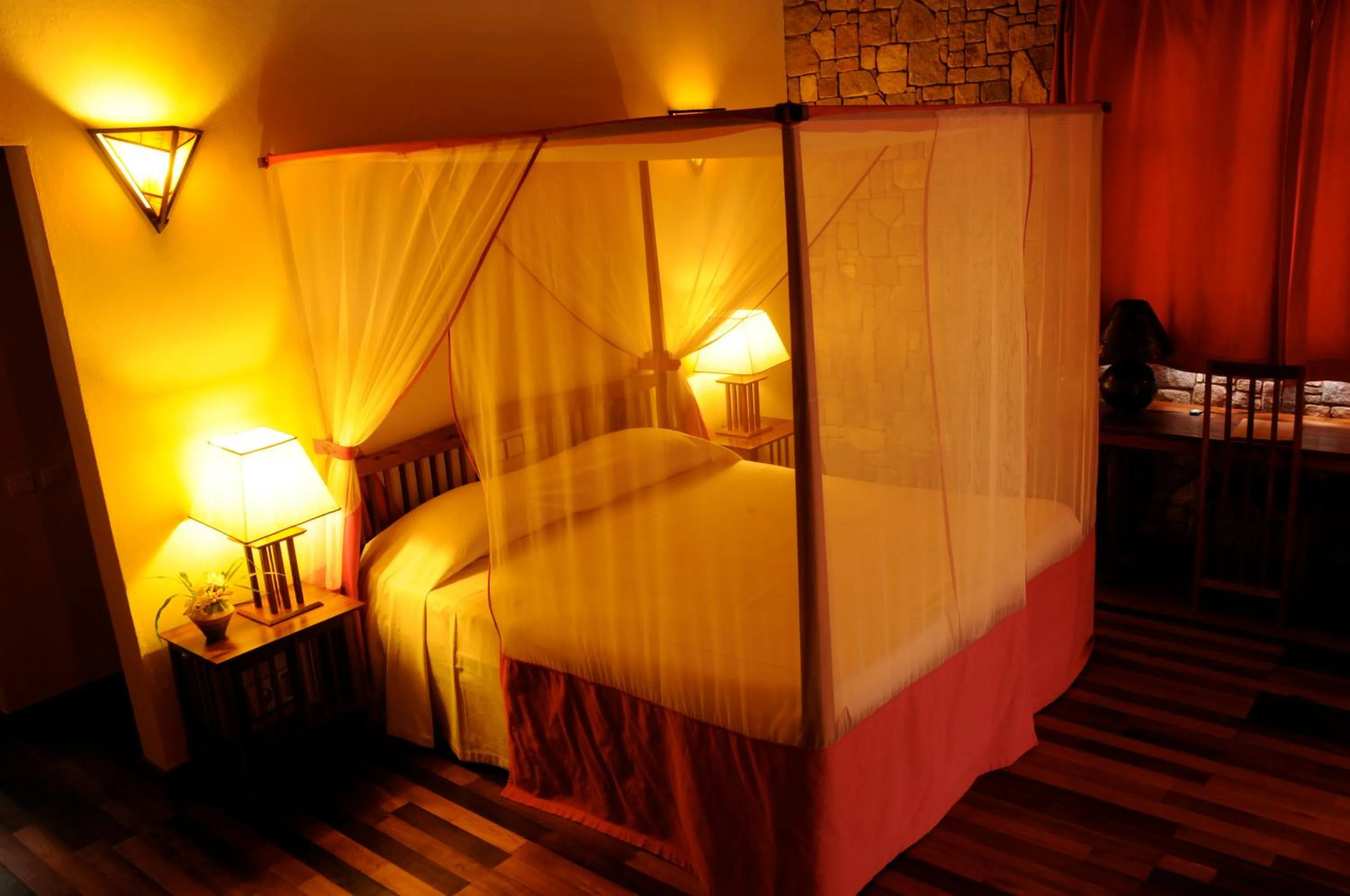 Quadruple Room with Mountain View in Le Jardin du Roy
